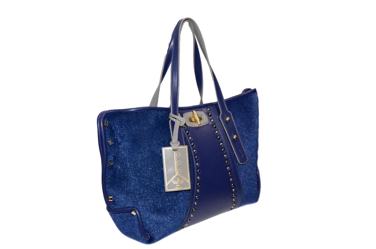 Borse \u0026 Portafogli Donna - amelia stella fashion - TWIST hpo BORSA DONNA  REVERSIBILE SHOPPING BAG ANASTASIA SHOP M Blu Navy