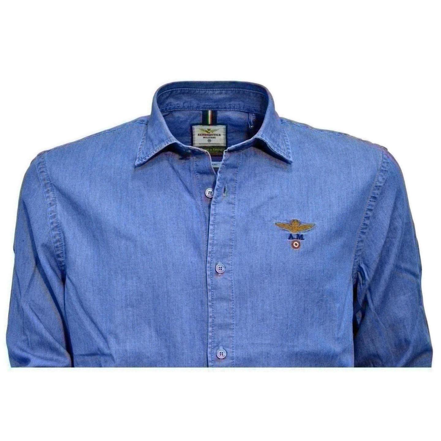 Camicie \u0026 Cravatte - amelia stella fashion - AERONAUTICA MILITARE CAMICIA  UOMO JEANS CA1063