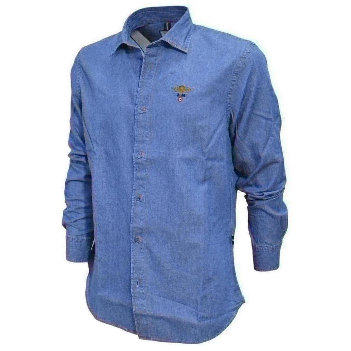 Camicie \u0026 Cravatte - amelia stella fashion - AERONAUTICA MILITARE CAMICIA UOMO  JEANS CA1063