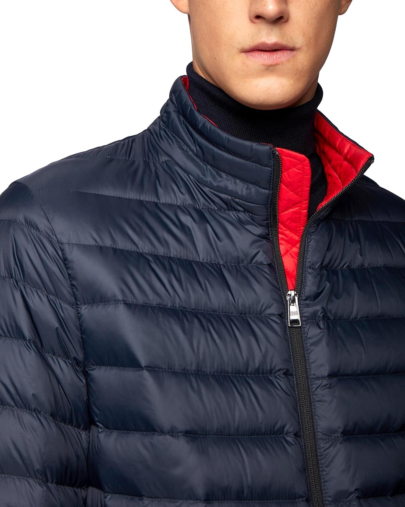 Giubotteria \u0026 Cappotti - amelia stella fashion - HUGO BOSS Piumino tessuto  leggero idrorepellente BLU Modello Chorus 50427292