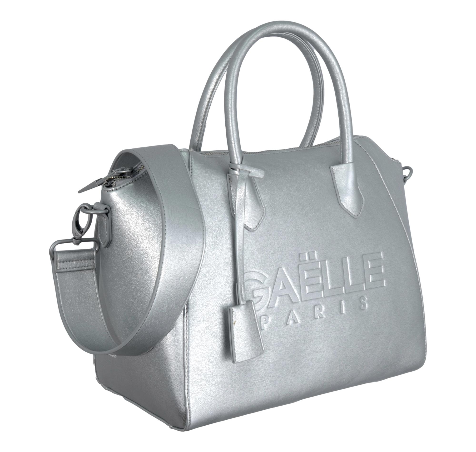 Borse \u0026 Portafogli Donna - amelia stella fashion - GAELLE PARIS Bauletto  Similpelle Con Logo Retrospinto GBDA3139AB Colore Argento