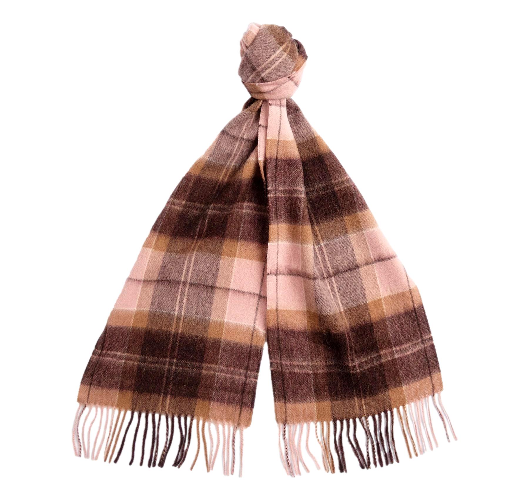 BARBOUR Sciarpa Donna Tartan Scarf LSC0129BR91 Chocolate Tartan
