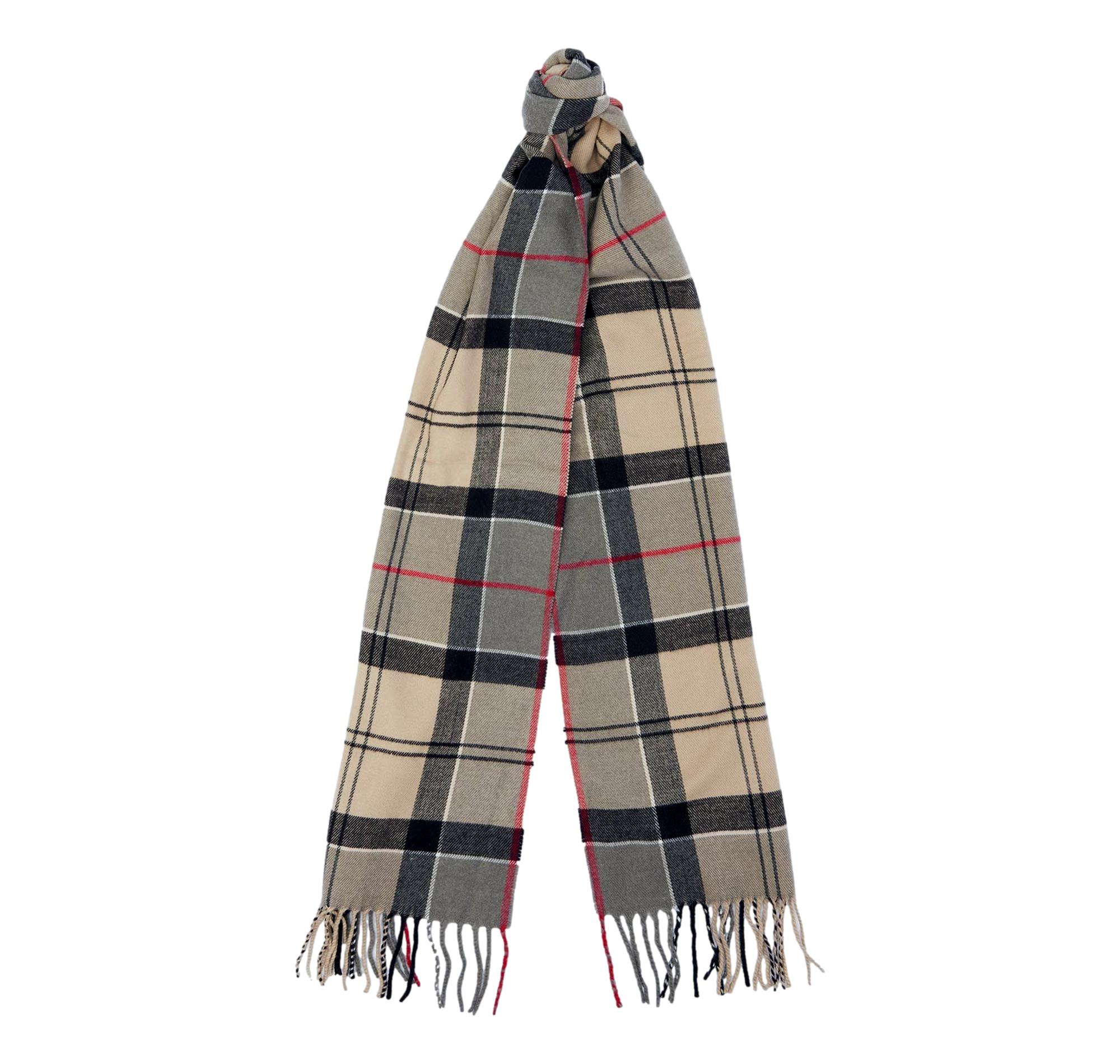 BARBOUR Sciarpa Uomo Galingale Tartan USC0300TN31 Colore Beige Tartan