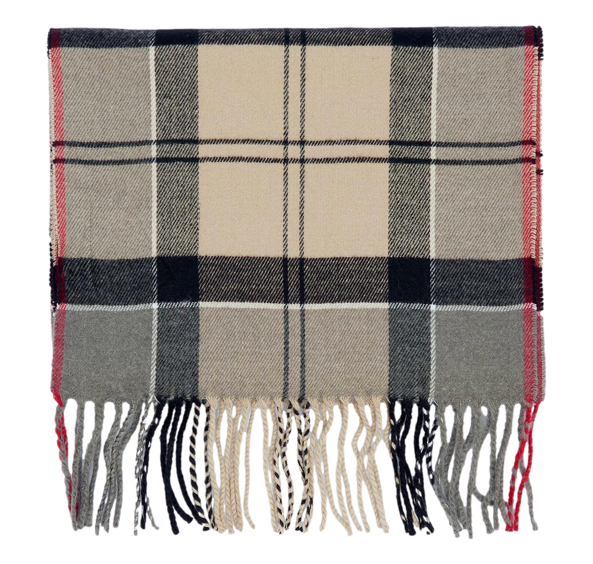 BARBOUR Sciarpa Uomo Galingale Tartan USC0300TN31 Colore Beige Tartan