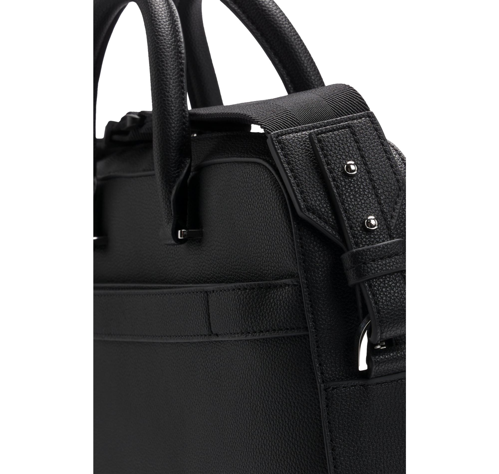 BOSS Borsa Uomo Portadocumenti Ray_S Doc Case 50536498 Similpelle Martellata Nero