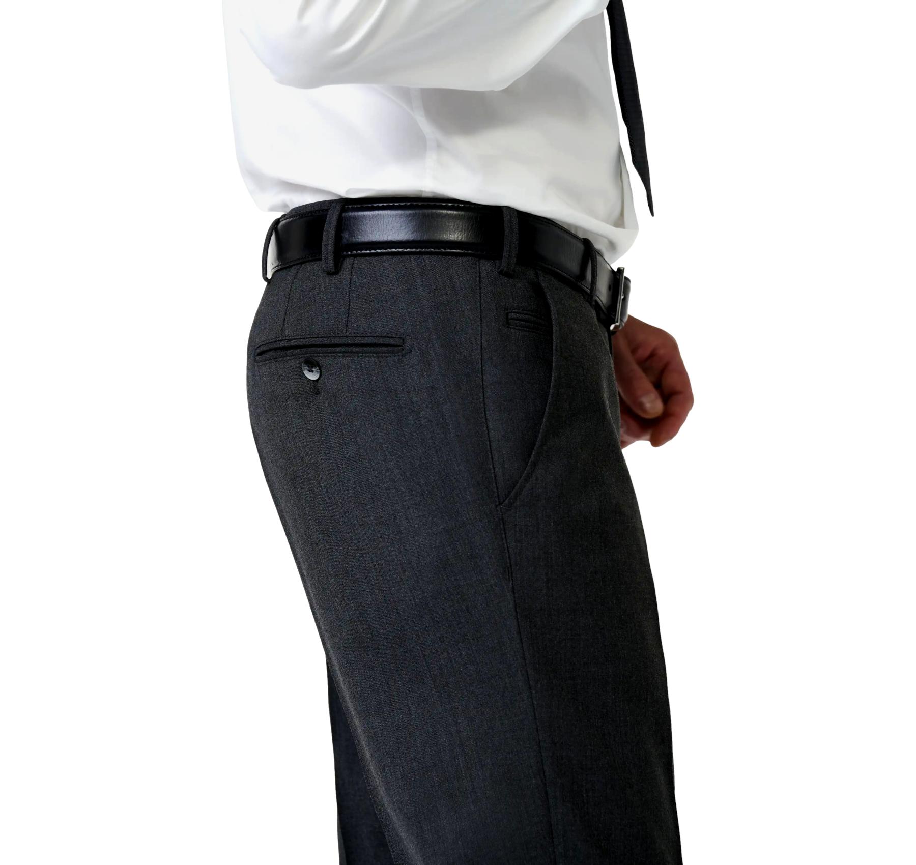 MEYER Pantalone Uomo Modello Bonn Modern Fit 9-303/17 Colore Grigio Scuro