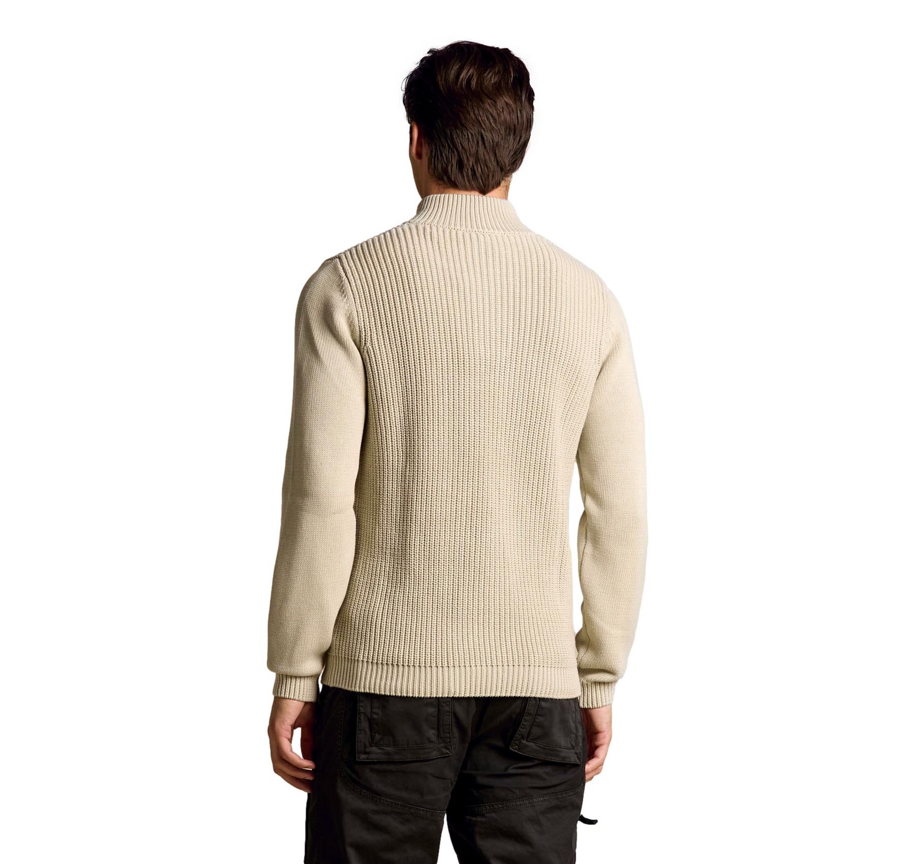 AERONAUTICA MILITARE Maglia Uomo Collo Alto Con Bottoni In Cotone MA1572UL00409 Colore Beige Chiaro