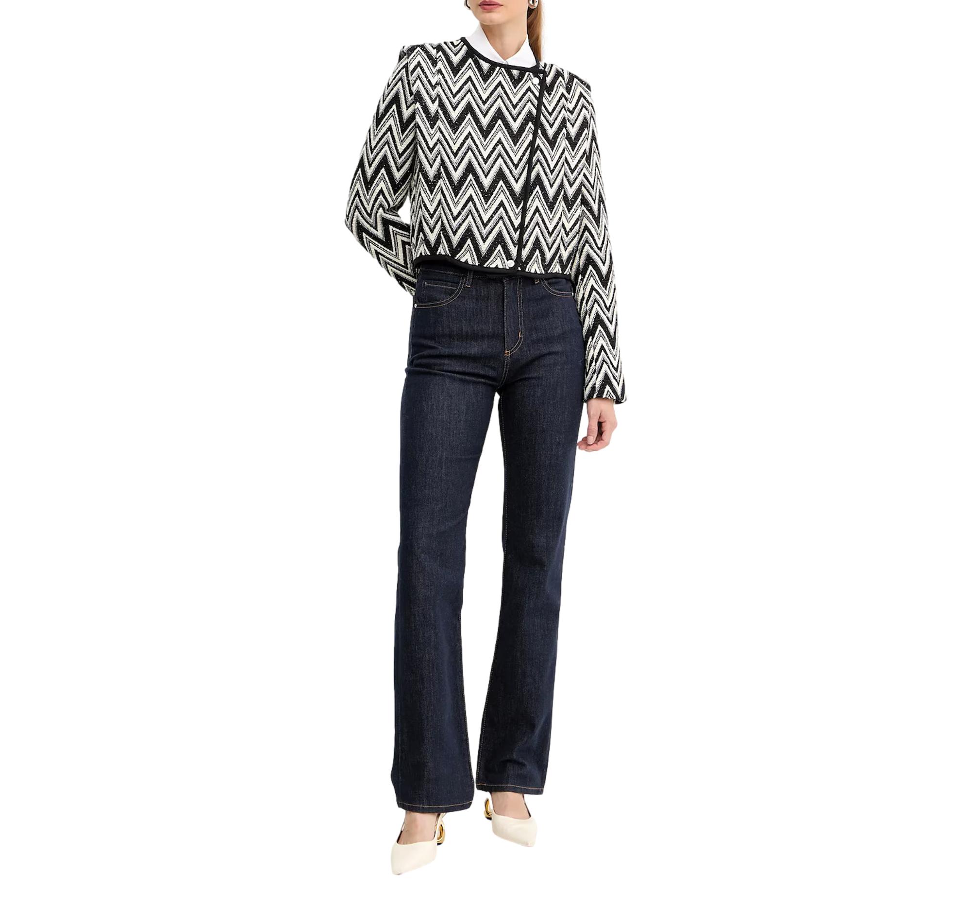 BOSS Giacca Donna Con Motivo Chevron C Jijaca 50547702 Colore Nero