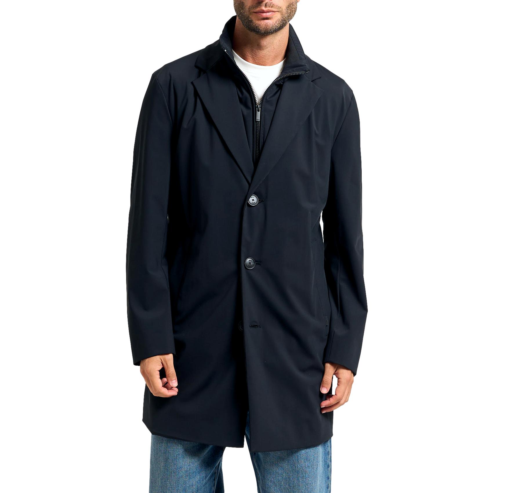 BOSS Soprabito Uomo Con Gilet Removibile P Jared 3in1 254F 50550978 Colore Blu