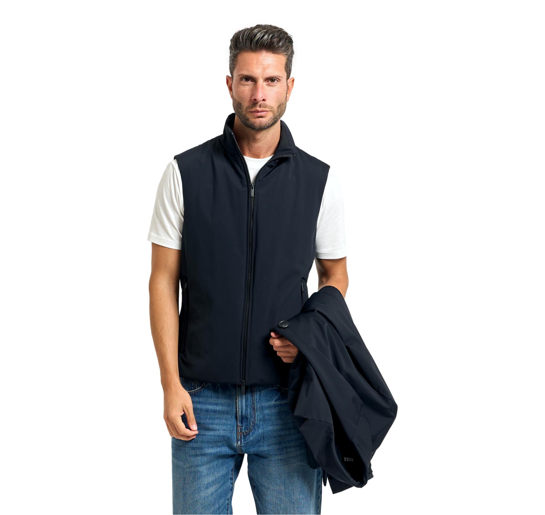BOSS Soprabito Uomo Con Gilet Removibile P Jared 3in1 254F 50550978 Colore Blu