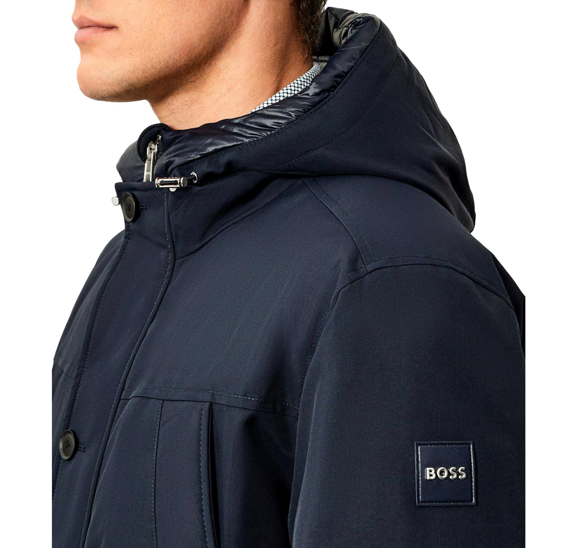 BOSS Giubbotto Uomo Idrorepellente Con Imbottitura Di Piume H Detoni 50540472 Colore Blu