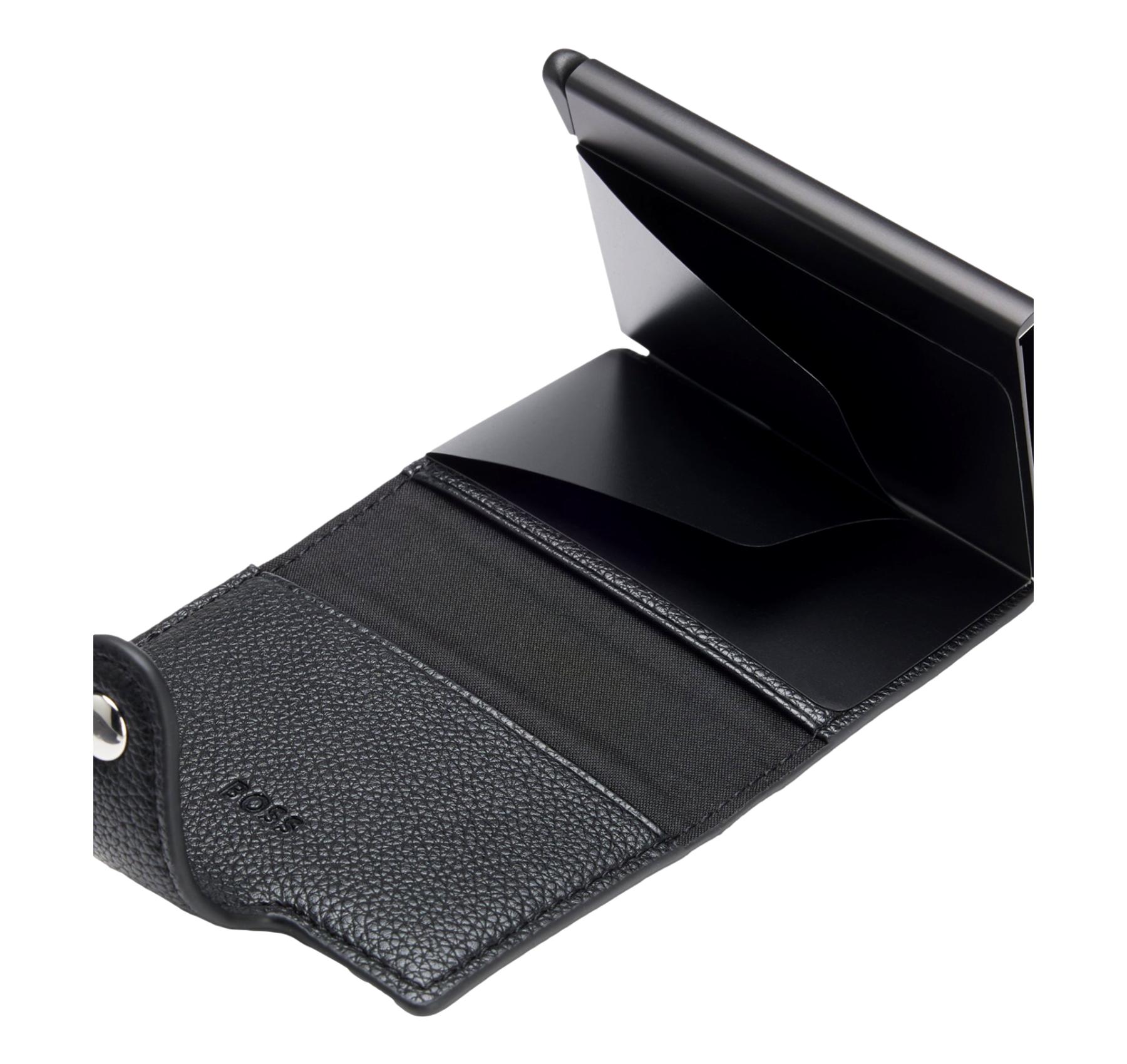 BOSS Portatessere In Similpelle Martellata Con Tecnologia Secrid Ray Secrid N 50554033 Colore Nero