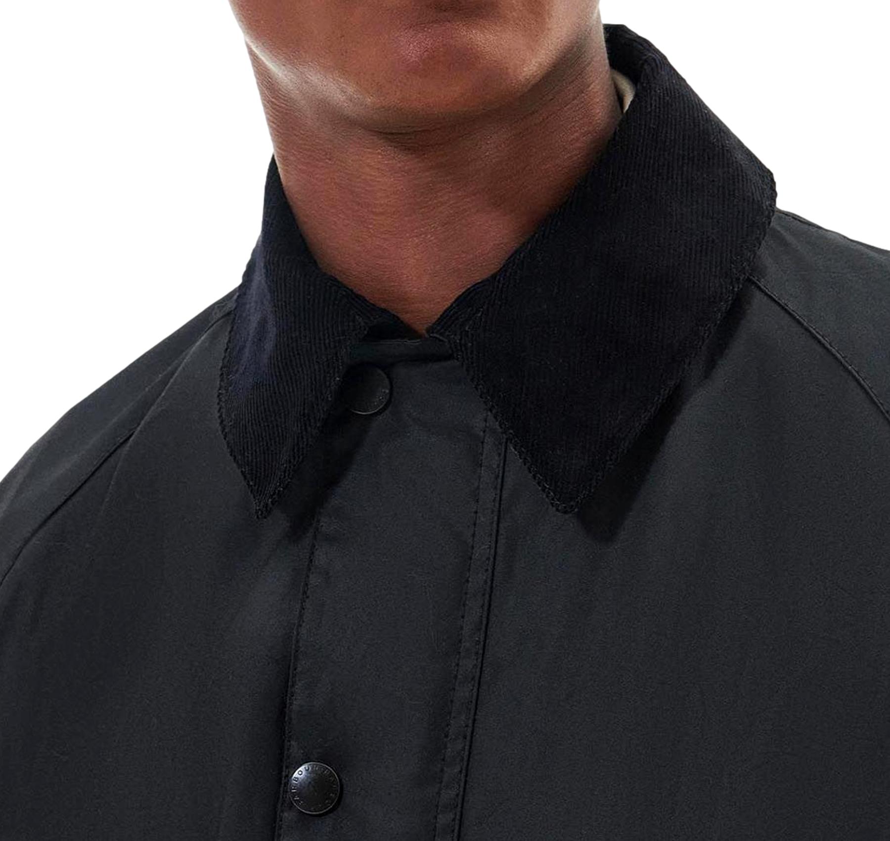 BARBOUR Giacca Da Uomo Cerata Modello Ashby MWX0339BK72 Colore Classic Black