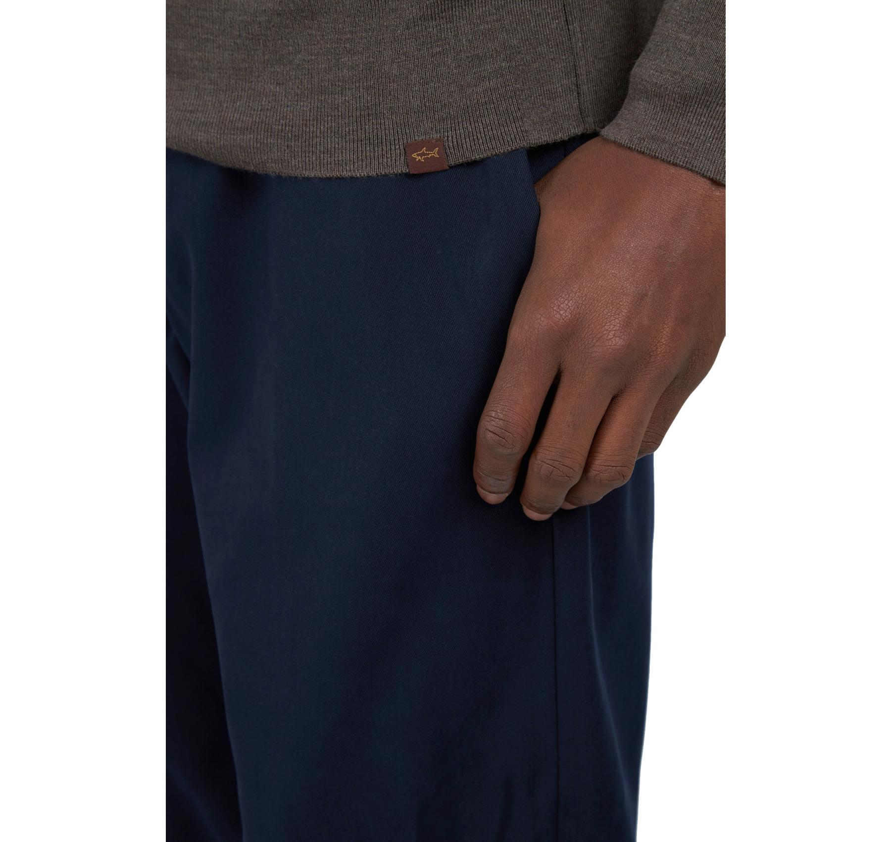 PAUL&SHARK Maglia Uomo Mezza Zip In Lana Merino Extrafine 15311103 365 Colore Tortora Melange