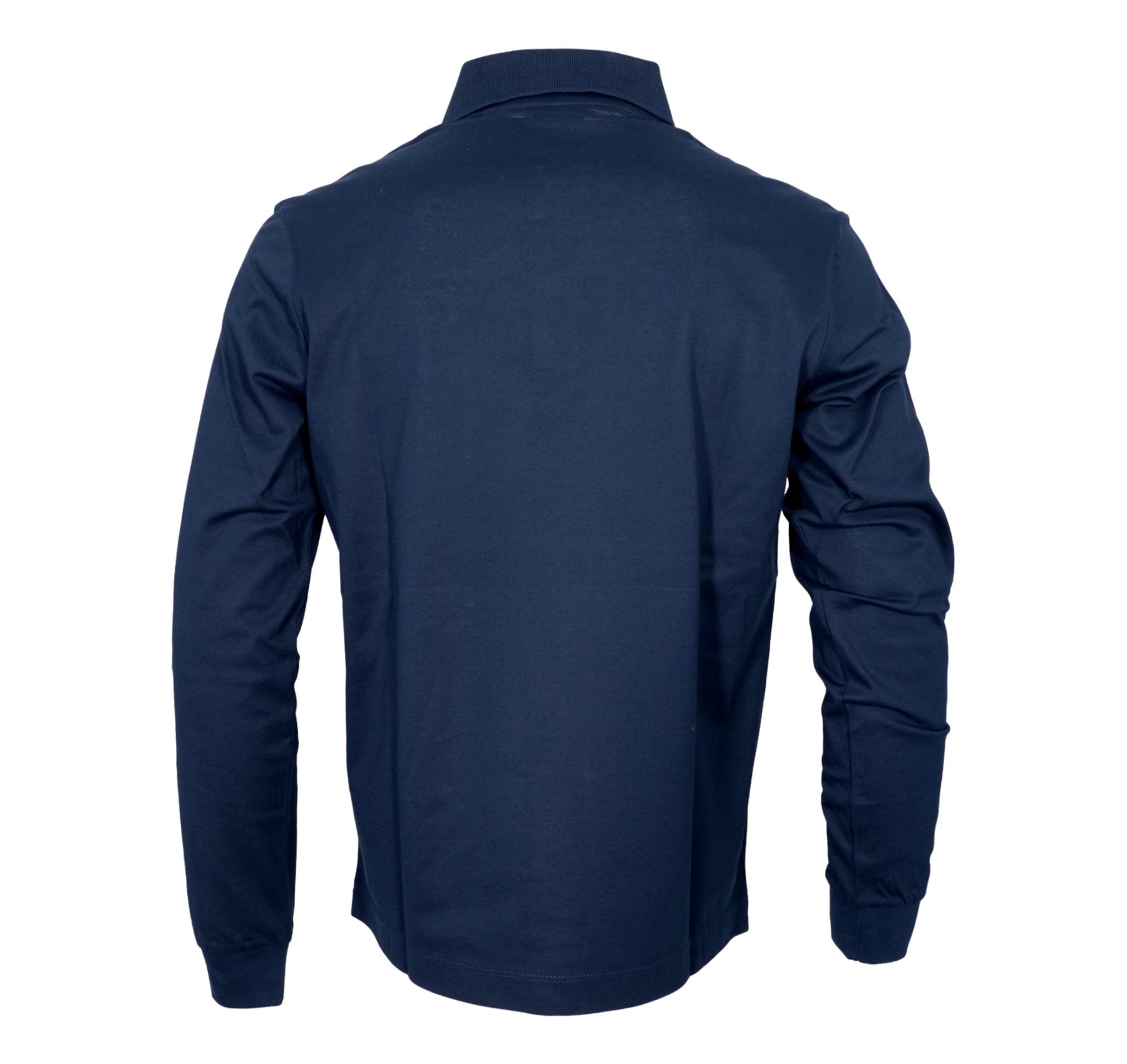 PAUL SHARK Polo Uomo Manica Lunga In Pique Di Cotone 99311003 013 Colore Blu