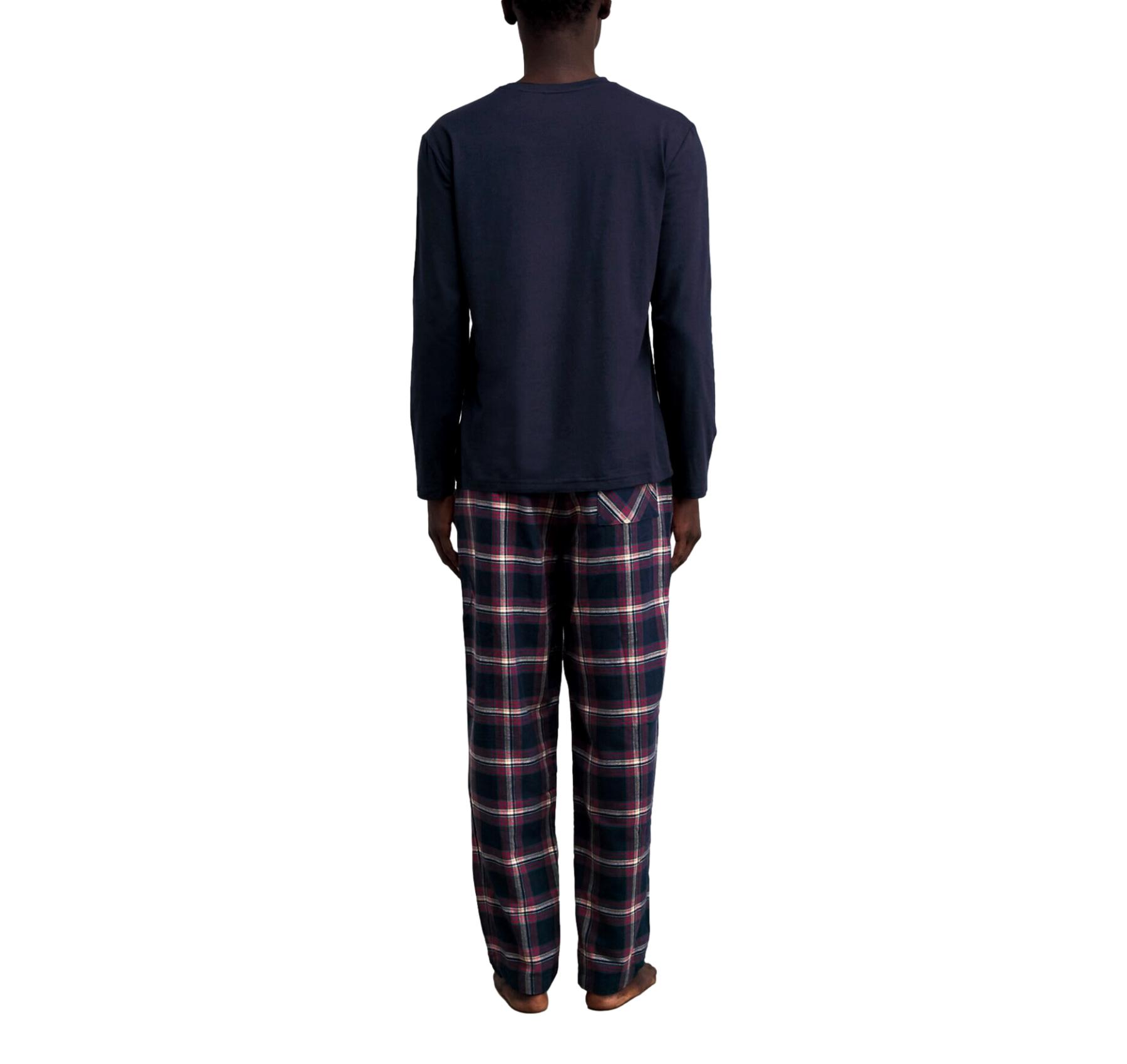 BOSS Pigiama Uomo Lungo Set Maglia Pantaloni Confezione Regalo 50550777 Colore Blu