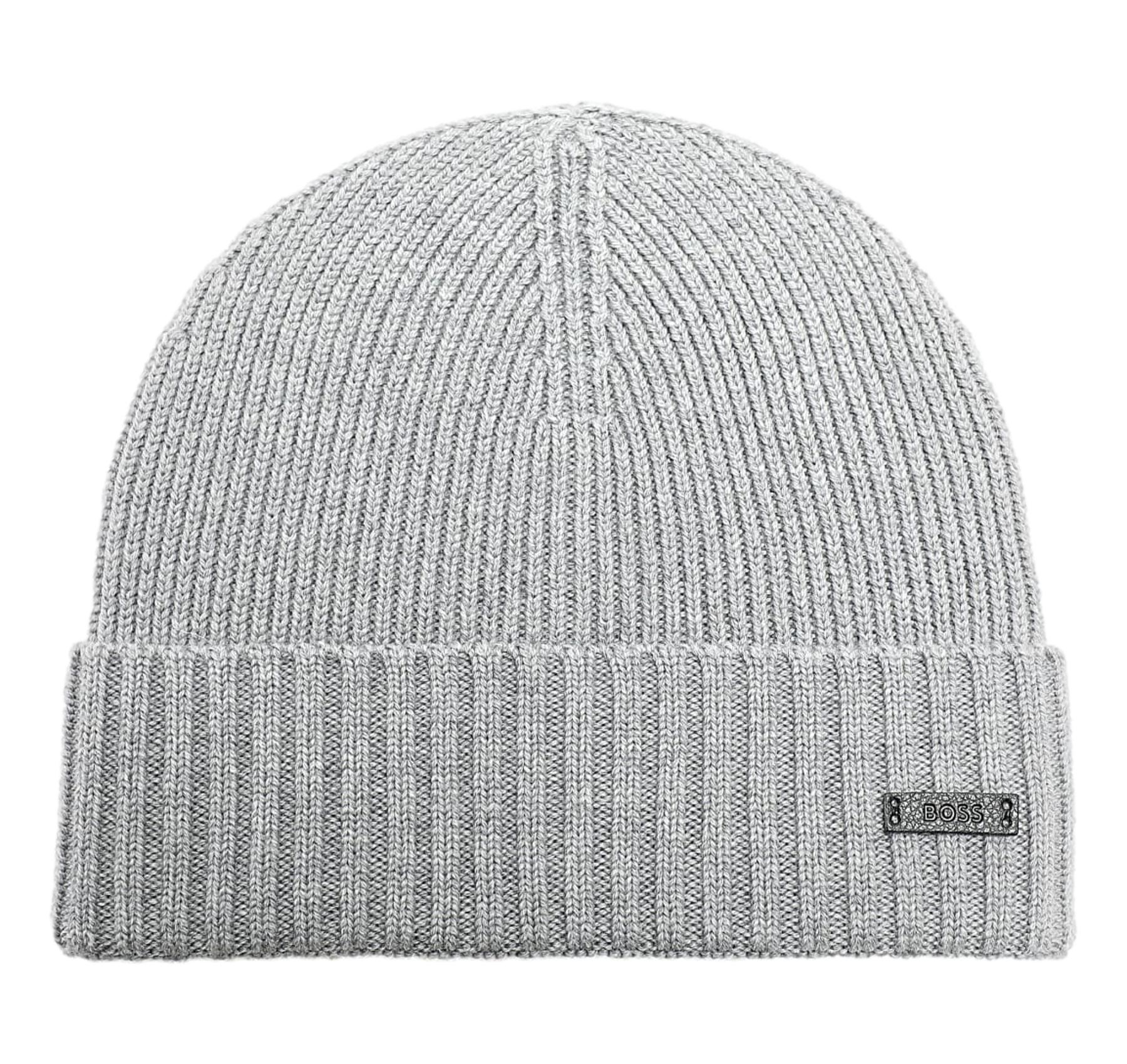 BOSS Berretto Uomo Modello Fati 50495306 Colore Grigio Chiaro