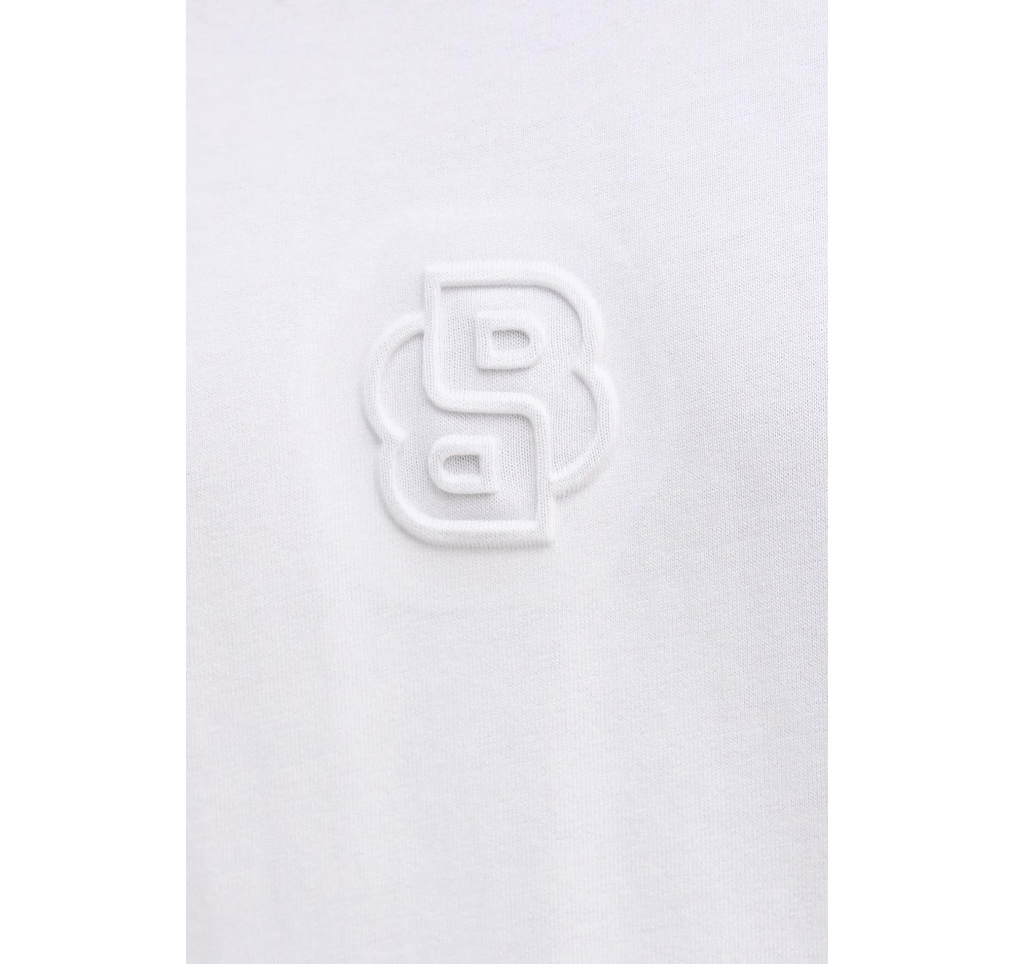 BOSS T Shirt Uomo Girocollo Over Cotone C Tames 50555106 Colore Bianco