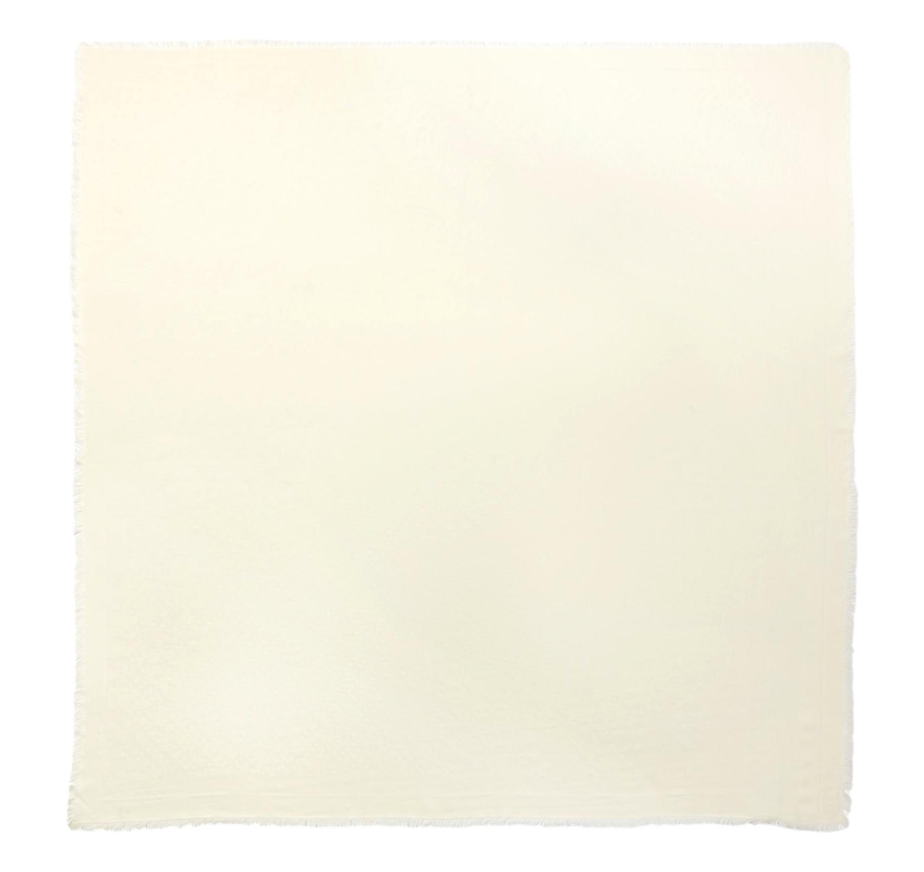 BOSS Sciarpa Donna Jacquard Monogram Ledonia 120x120 50517733 Colore Avorio 118