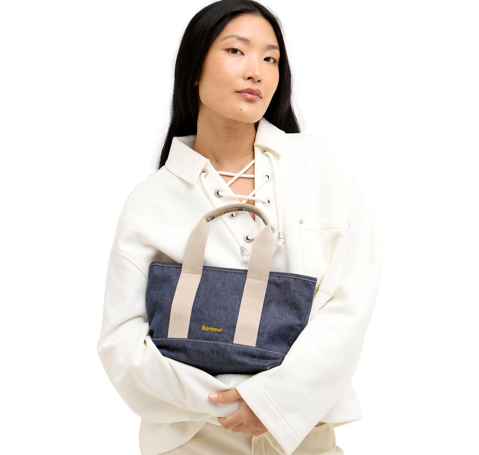 BARBOUR Borsa Donna Mini Mya Denim Tote Bag LBA0539IN711 Colore Blu Denim