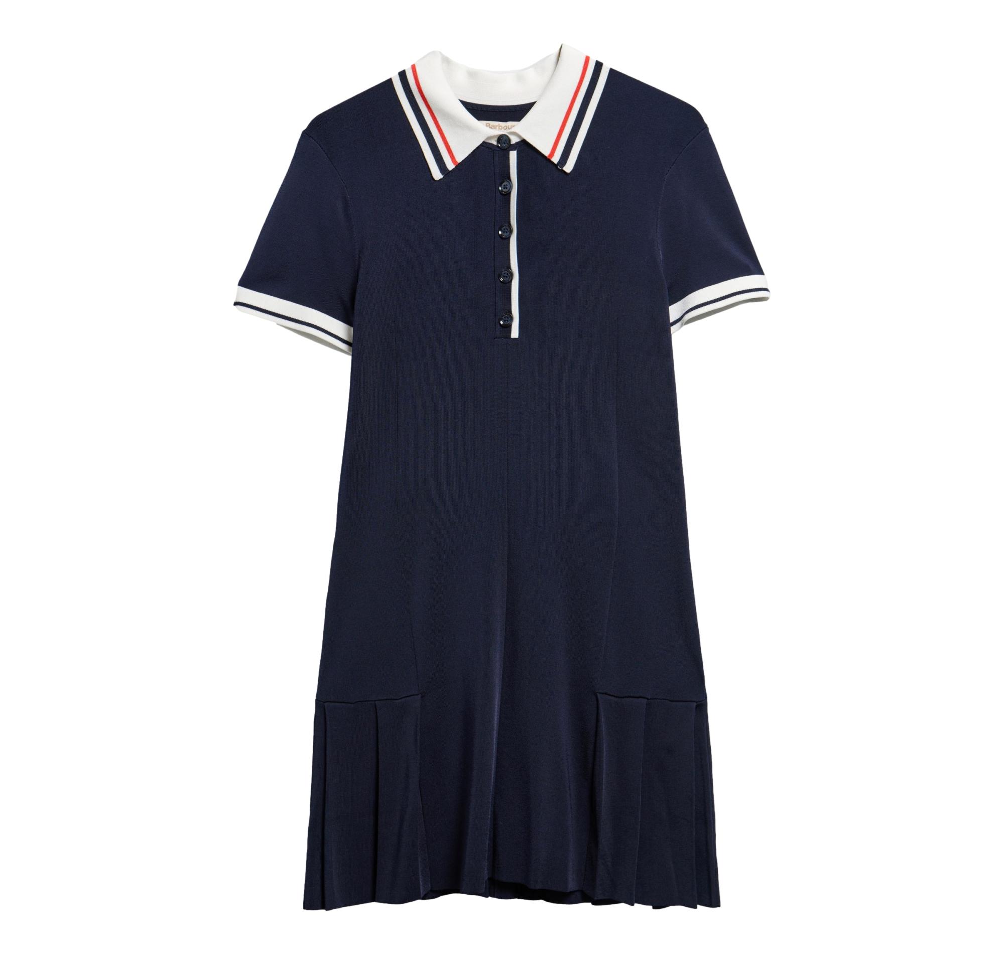 BARBOUR Mini Abito Donna Hollington In Maglia Blu LDR1003NY73