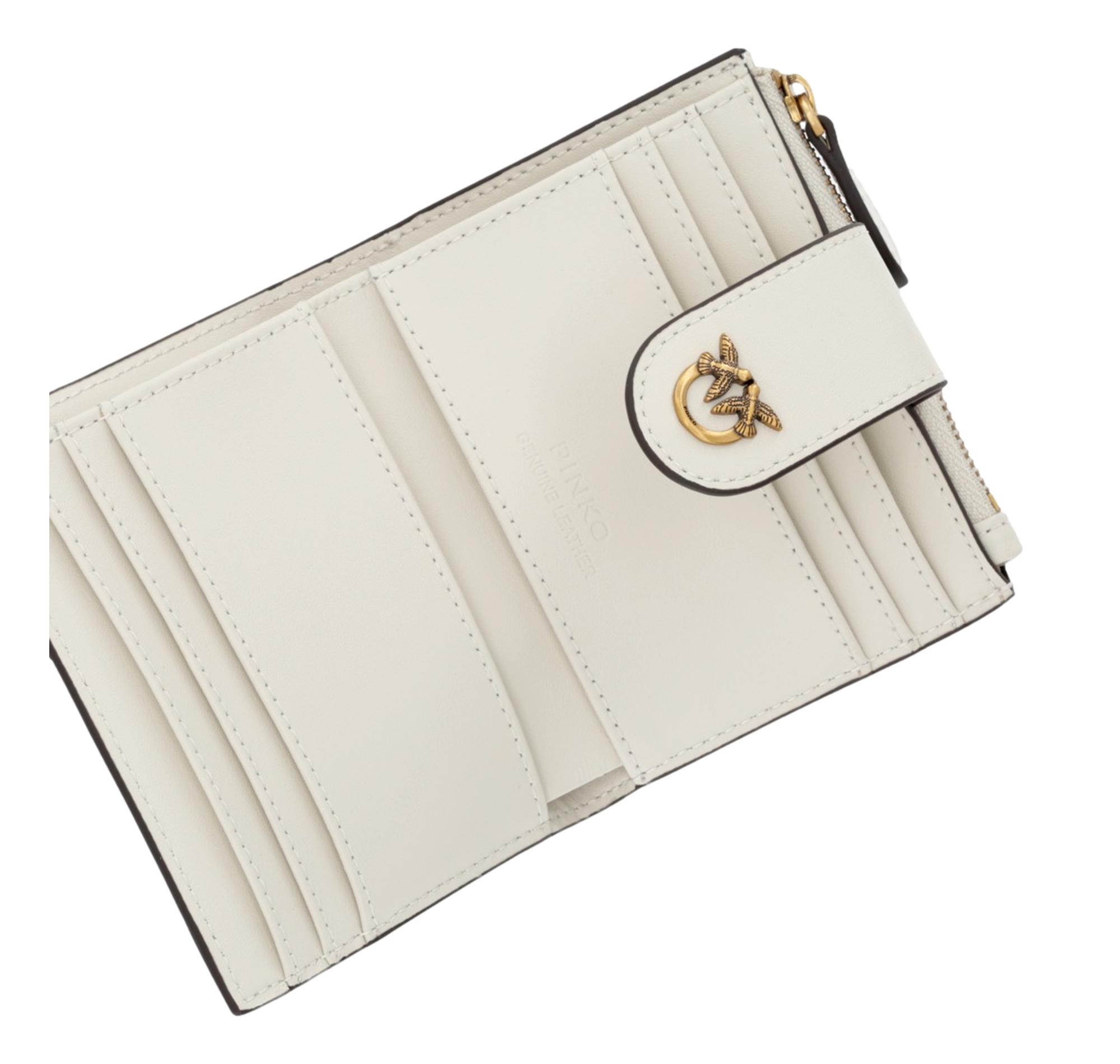 PINKO Portafoglio Donna Multi Purpose Wallet 103610 Colore Bianco Z14Q