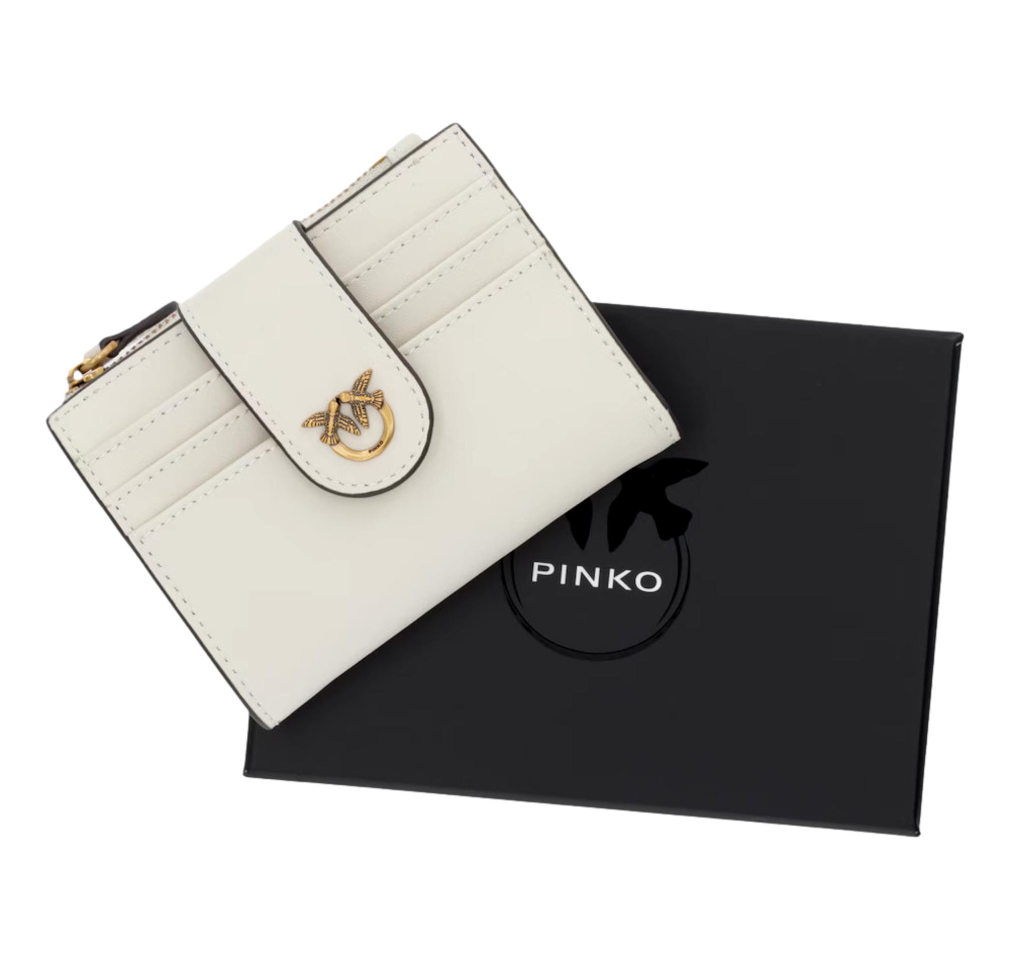 PINKO Portafoglio Donna Multi Purpose Wallet 103610 Colore Bianco Z14Q