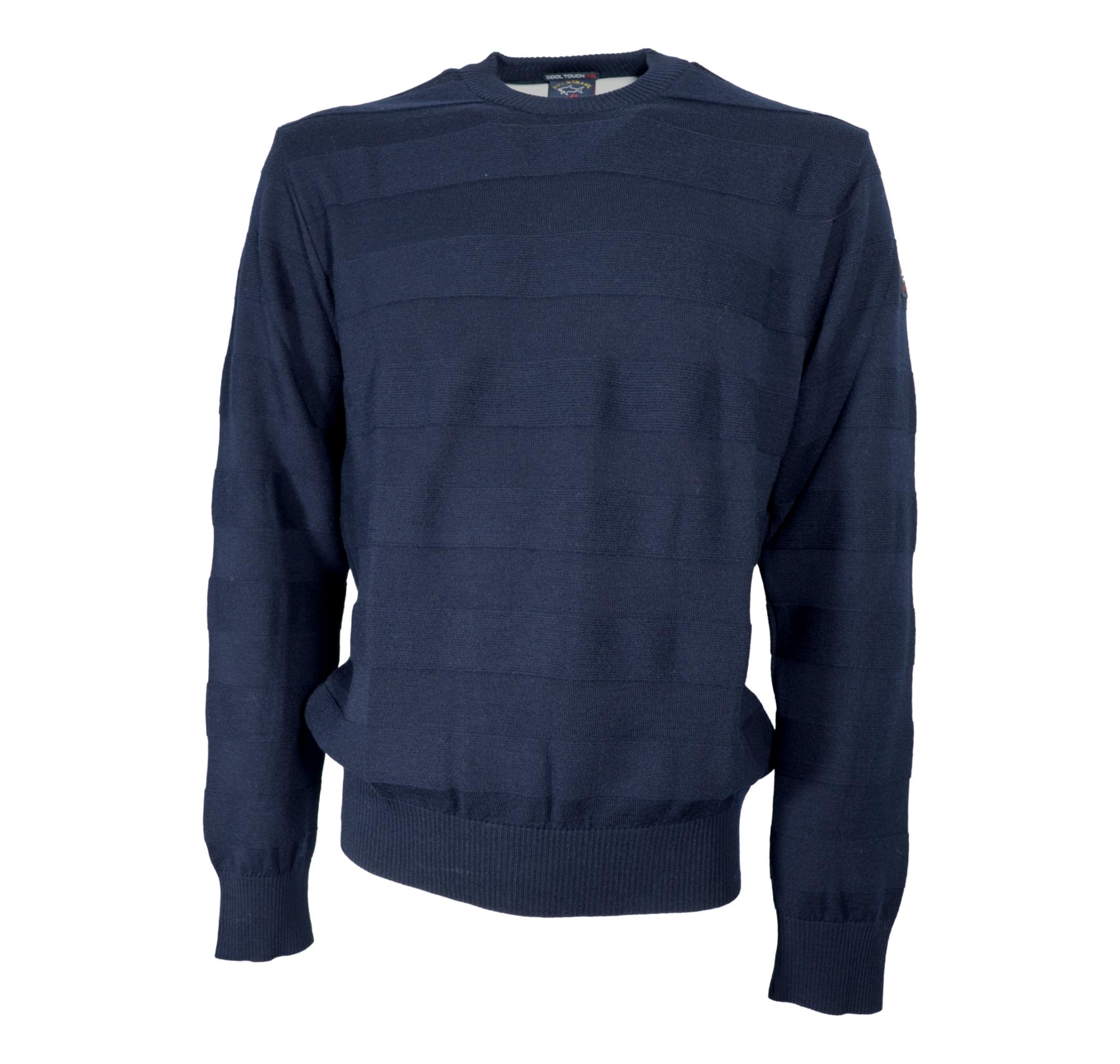 PAUL SHARK Maglione Uomo Girocollo In Lana I20P1042 Colore Blu