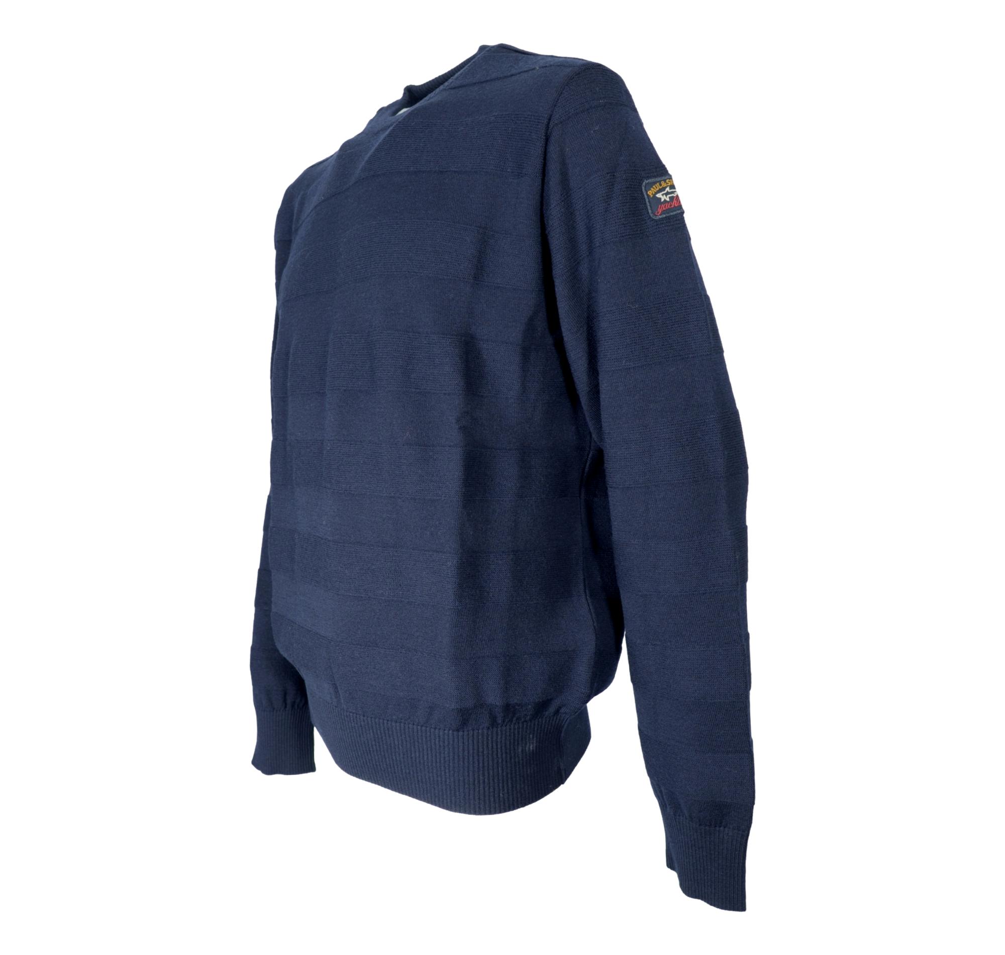 PAUL SHARK Maglione Uomo Girocollo In Lana I20P1042 Colore Blu