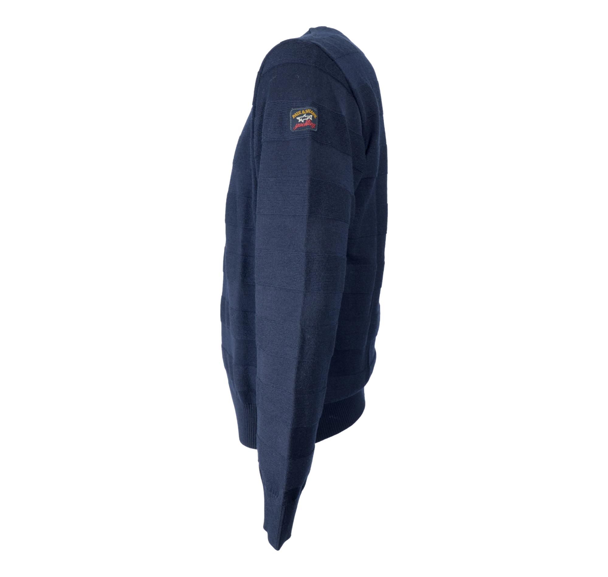 PAUL SHARK Maglione Uomo Girocollo In Lana I20P1042 Colore Blu