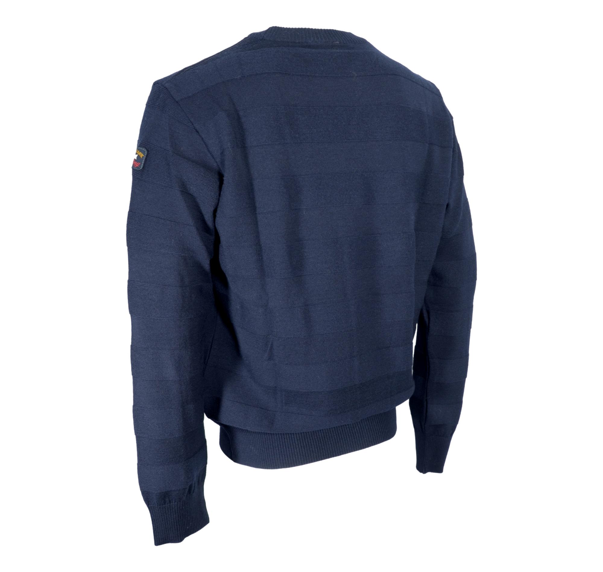 PAUL SHARK Maglione Uomo Girocollo In Lana I20P1042 Colore Blu