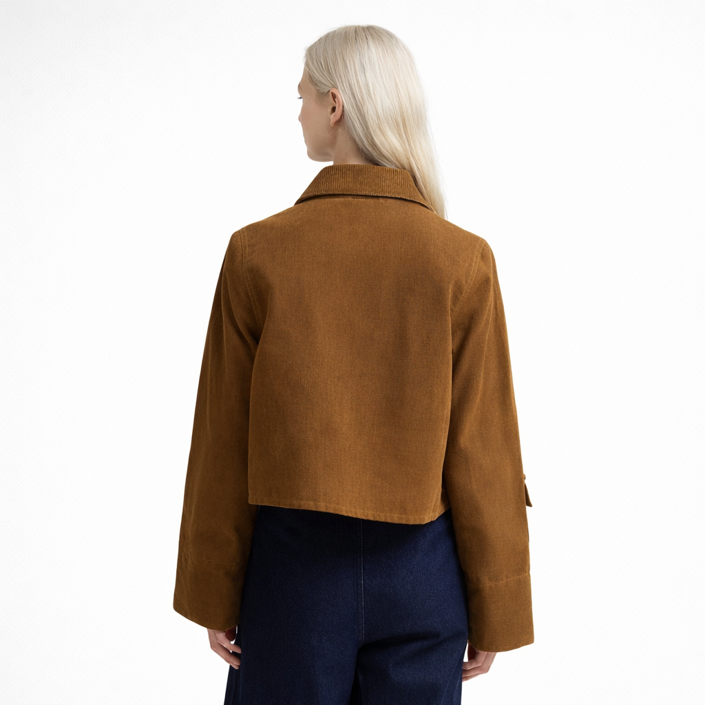 BARBOUR Giacca Donna Casual Dalbury Cotone e Lino LCA0380BR31 Colore Marrone