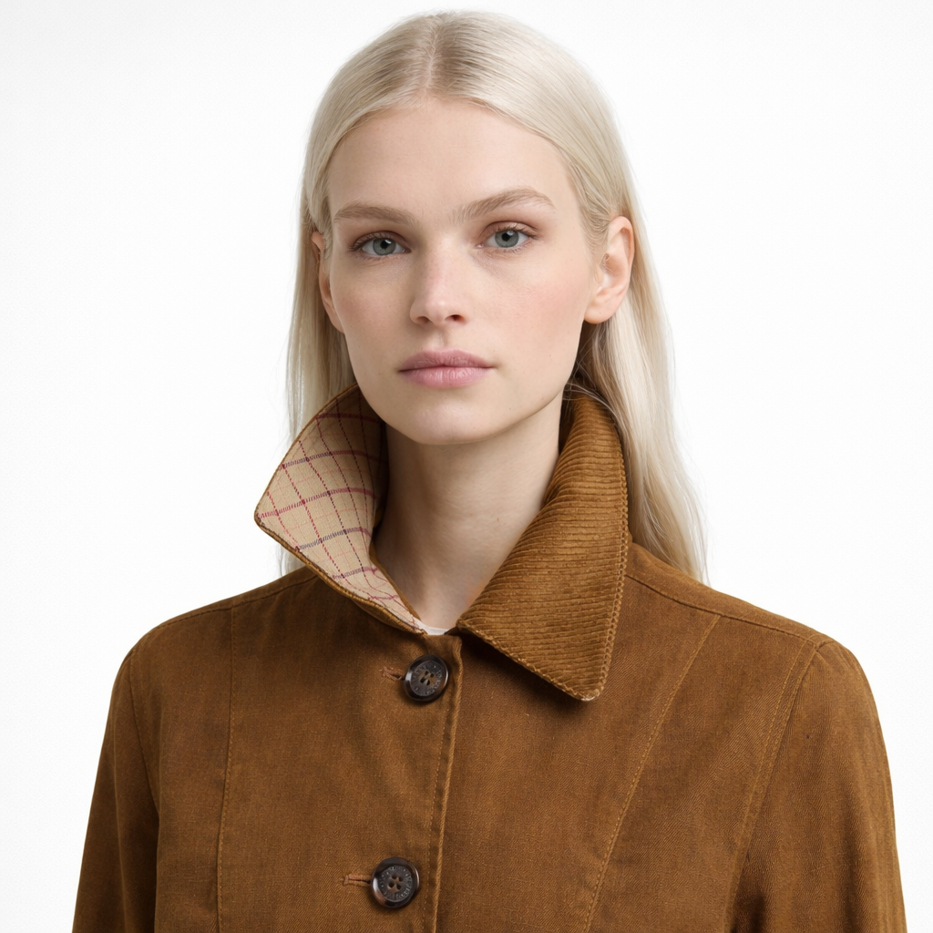 BARBOUR Giacca Donna Casual Dalbury Cotone e Lino LCA0380BR31 Colore Marrone