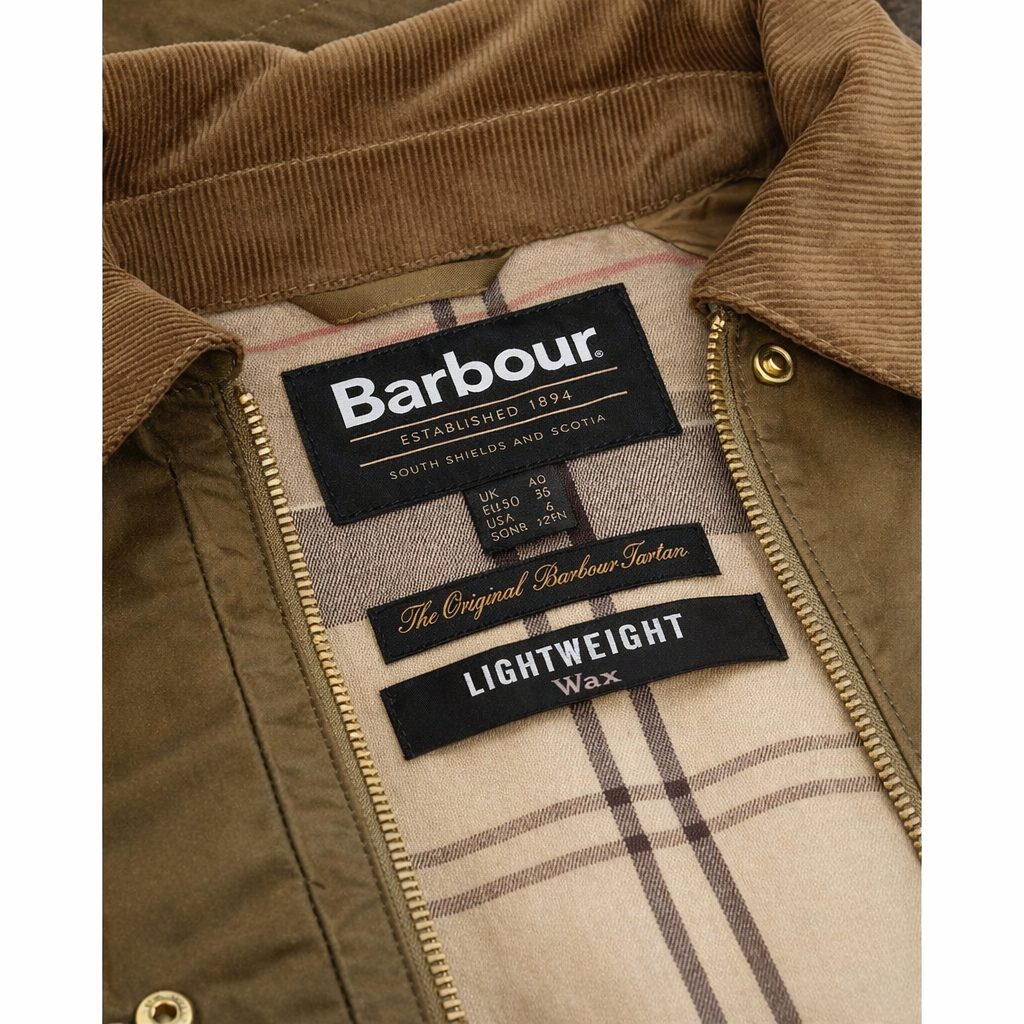BARBOUR Giubbotto Donna Liza Waxed Jacket In Cotone Cerato LWX1530SN11 Colore Beige Scuro