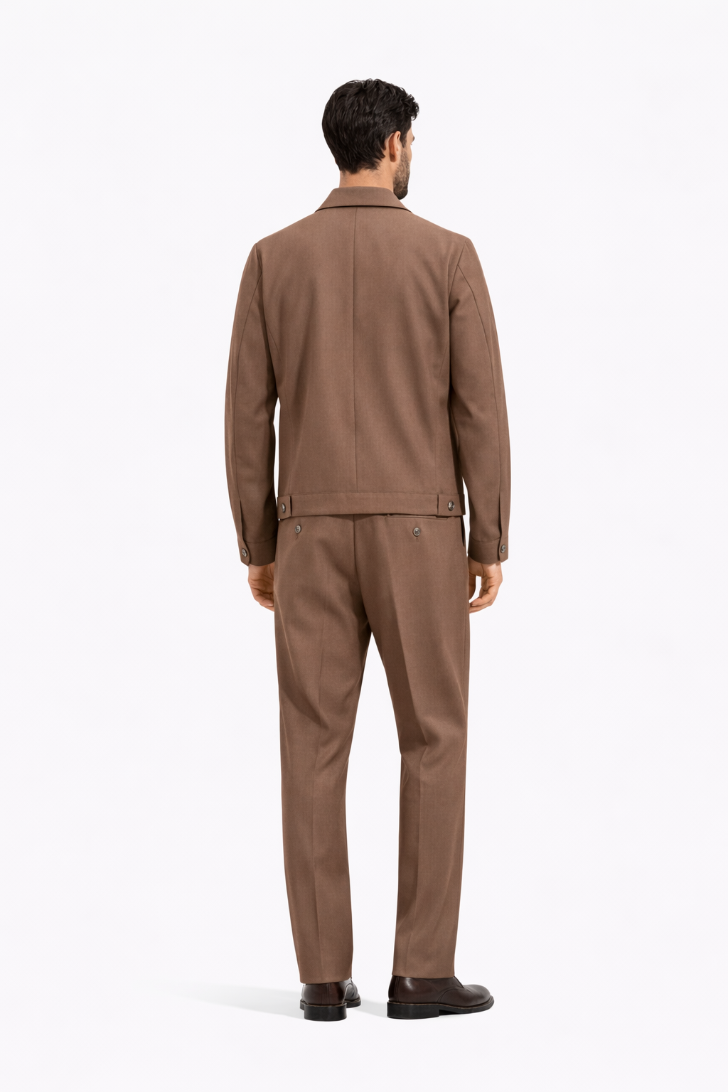 SIMBOLS Completo Uomo Destrutturato Shirt-Jacket A21100 062 Marrone