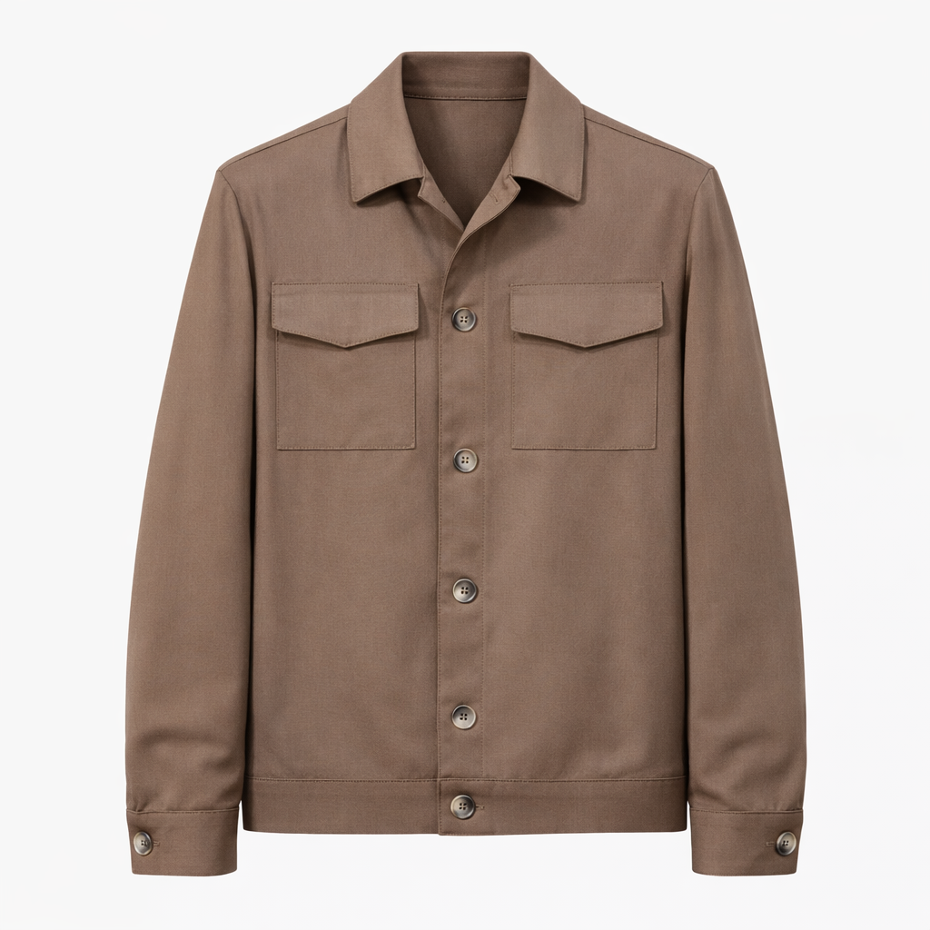 SIMBOLS Completo Uomo Destrutturato Shirt-Jacket A21100 062 Marrone