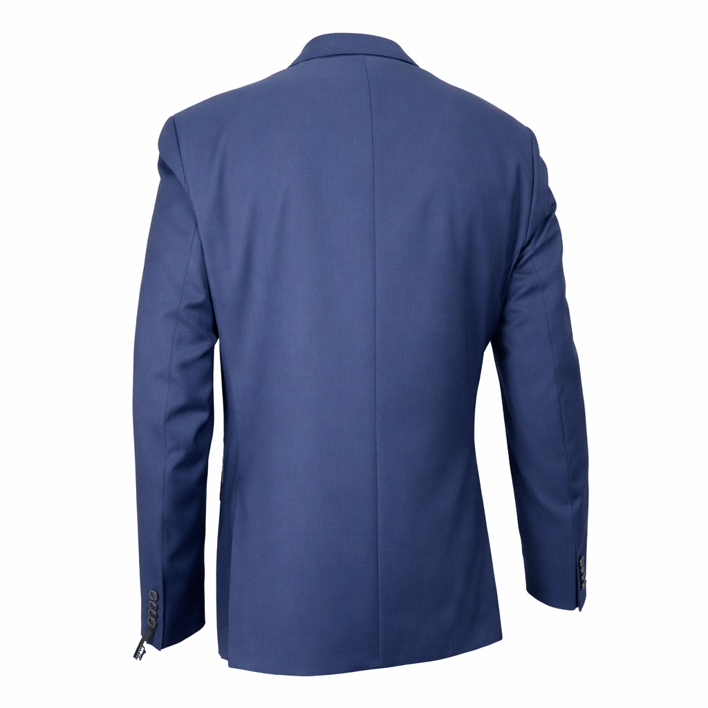 ROY ROBSON Giacca Uomo 55021 Blu Regular Fit Fresco Pura Lana