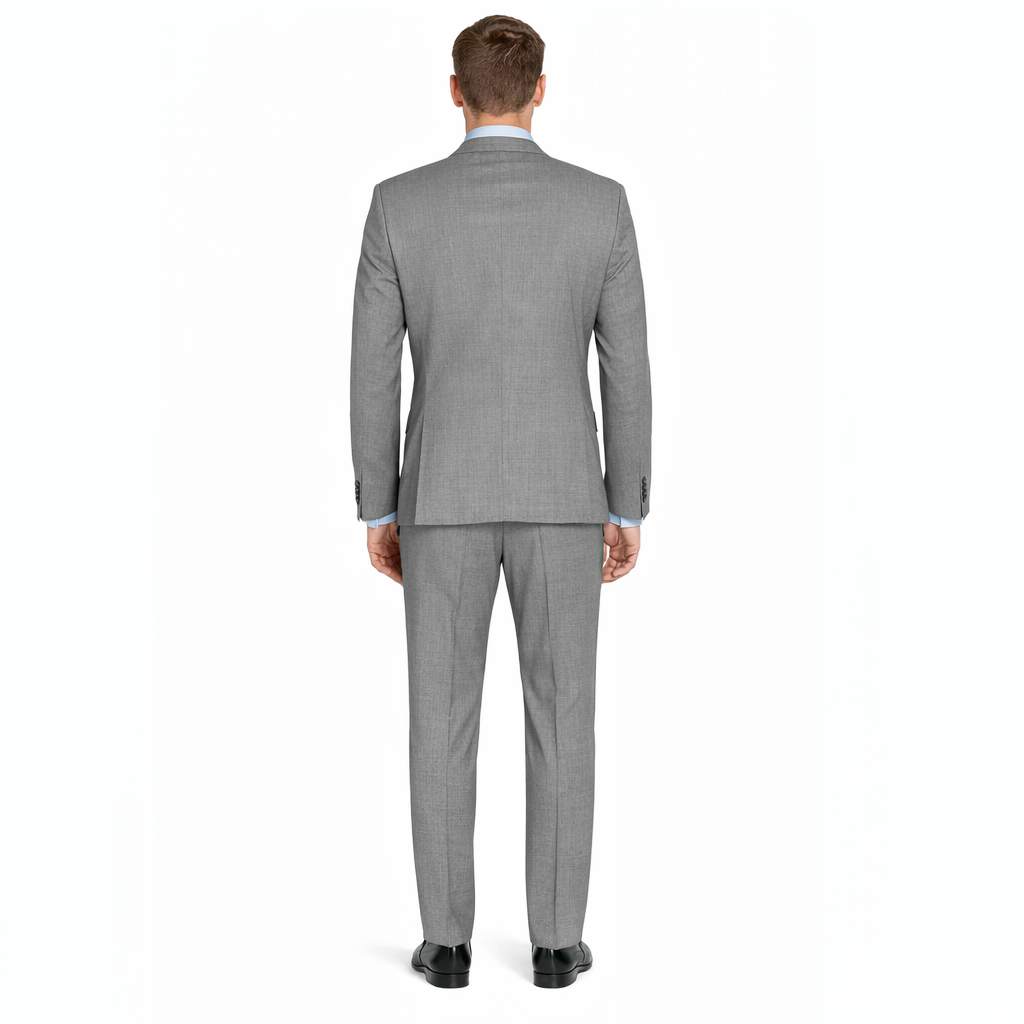HUGO Abito Uomo Slim Fit C-HUTSON1 C-GANDER 50311094 Grigio Chiaro