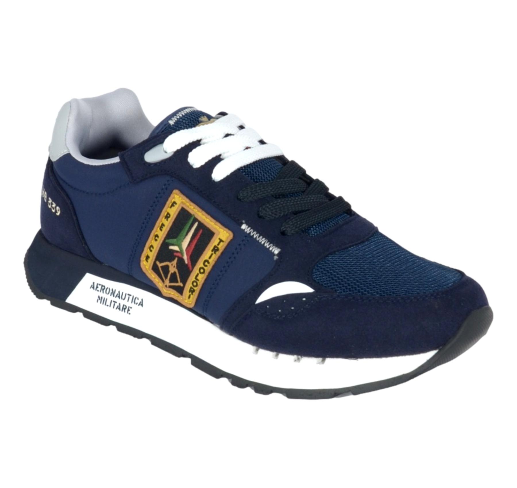 AERONAUTICA MILITARE Sneakers Uomo Running Frecce Tricolori SC0292 Blu Navy
