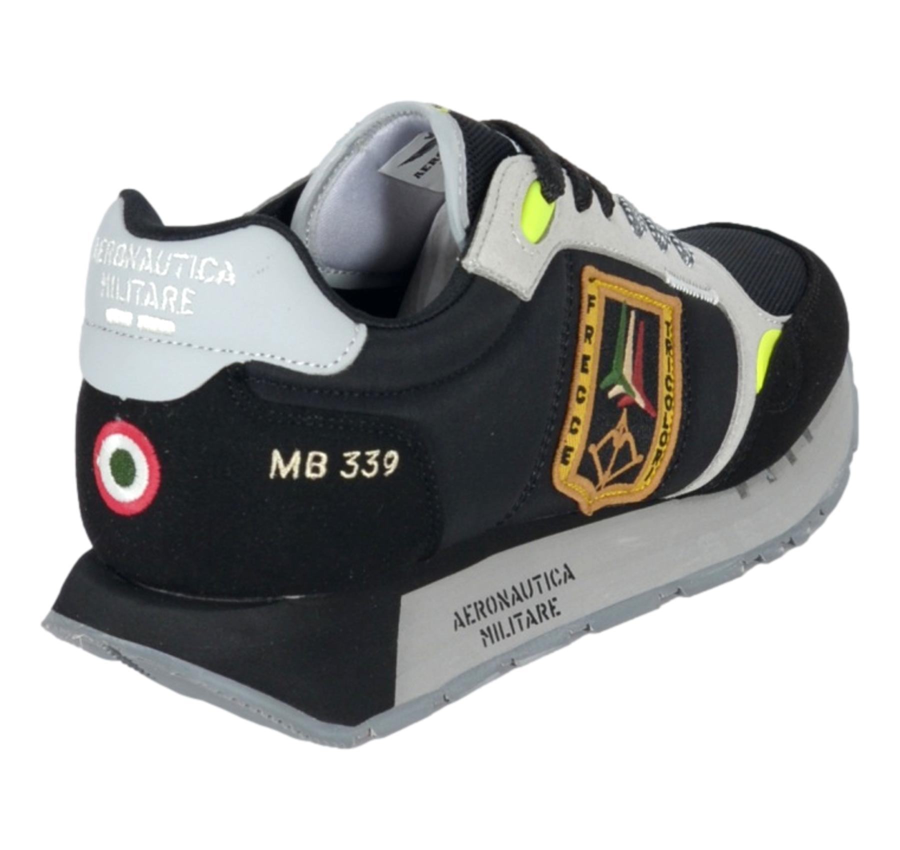 AERONAUTICA MILITARE Sneakers Uomo Running Frecce Tricolori SC0292 Nero