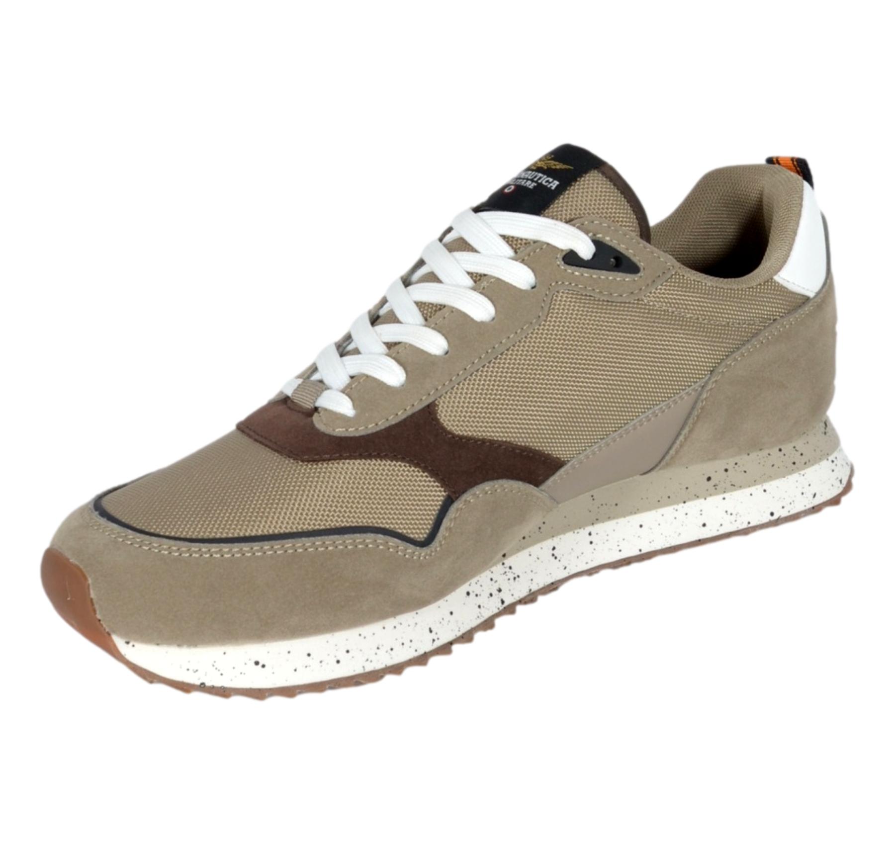 AERONAUTICA MILITARE Sneakers Uomo 261SC0288UCT03545 Colore Beige 57504