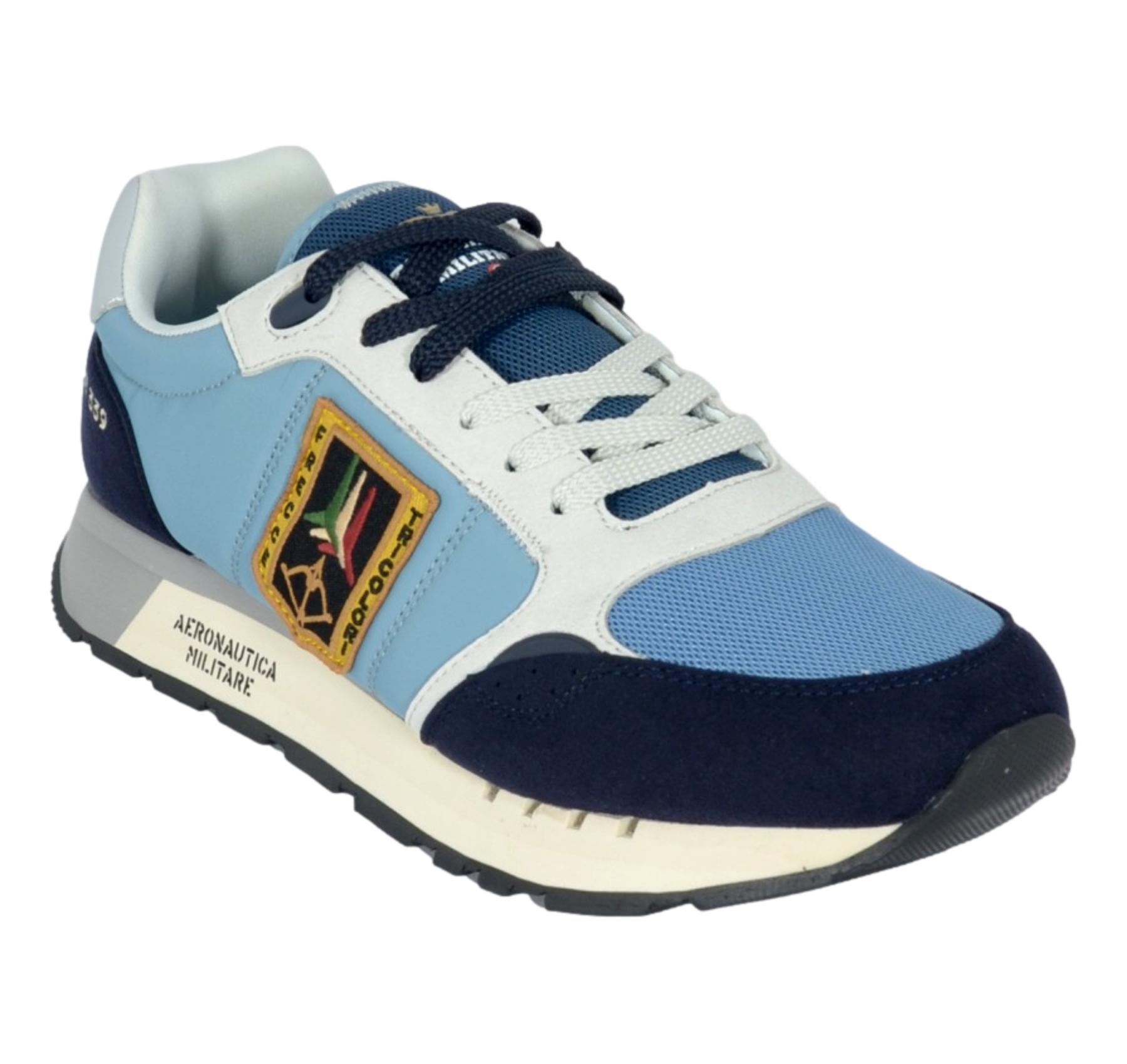 AERONAUTICA MILITARE Sneakers Uomo Running Frecce Tricolori SC0292 94368 Azzurro