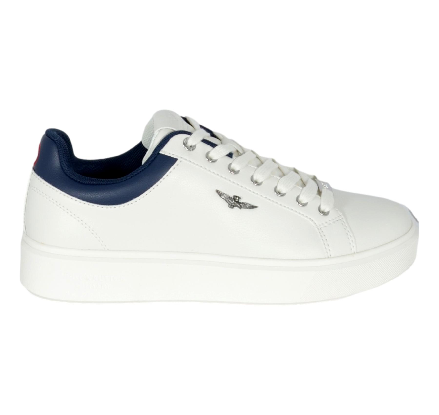 AERONAUTICA MILITARE Sneakers Uomo SC0307UCT03591 Colore Bianco 94477