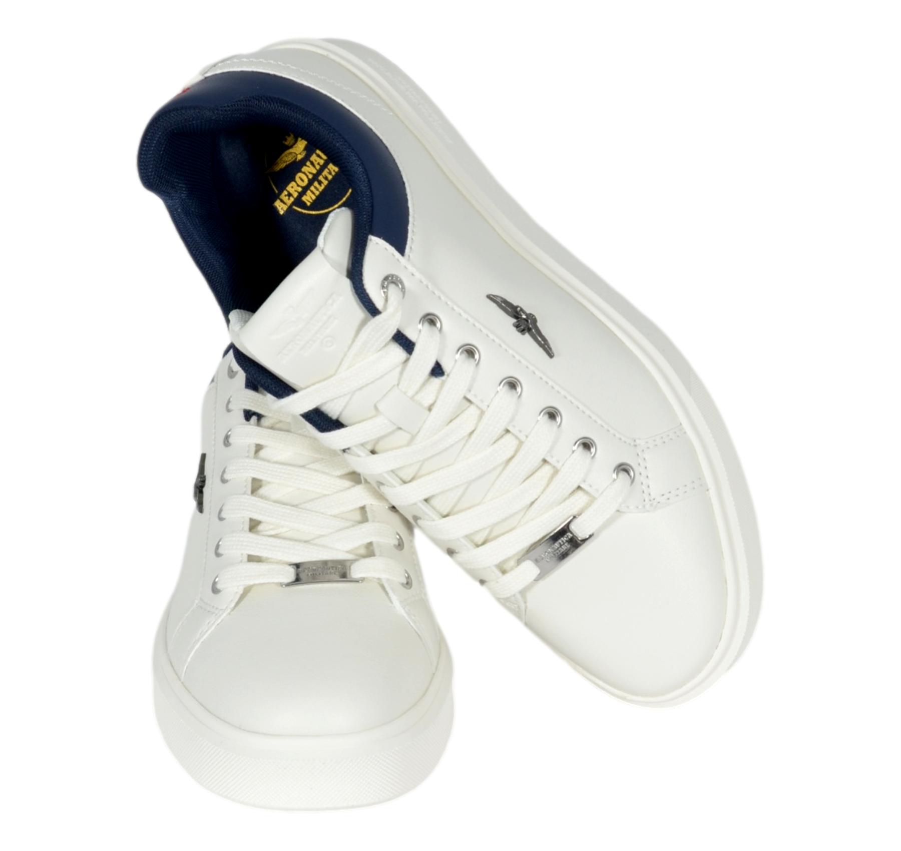 AERONAUTICA MILITARE Sneakers Uomo SC0307UCT03591 Colore Bianco 94477