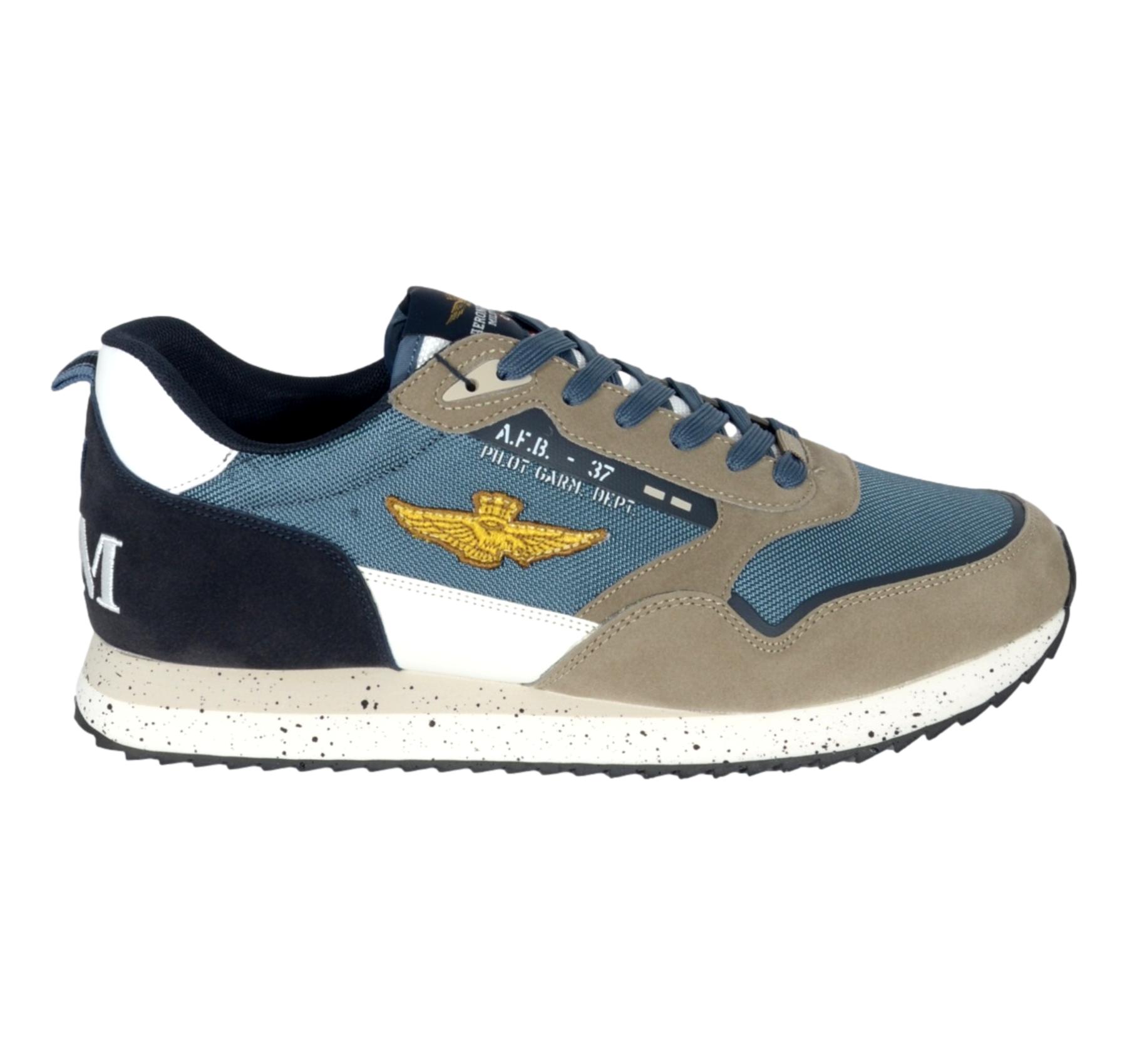 AERONAUTICA MILITARE Sneakers Uomo 261SC0288UCT03545 Colore Celeste 94745