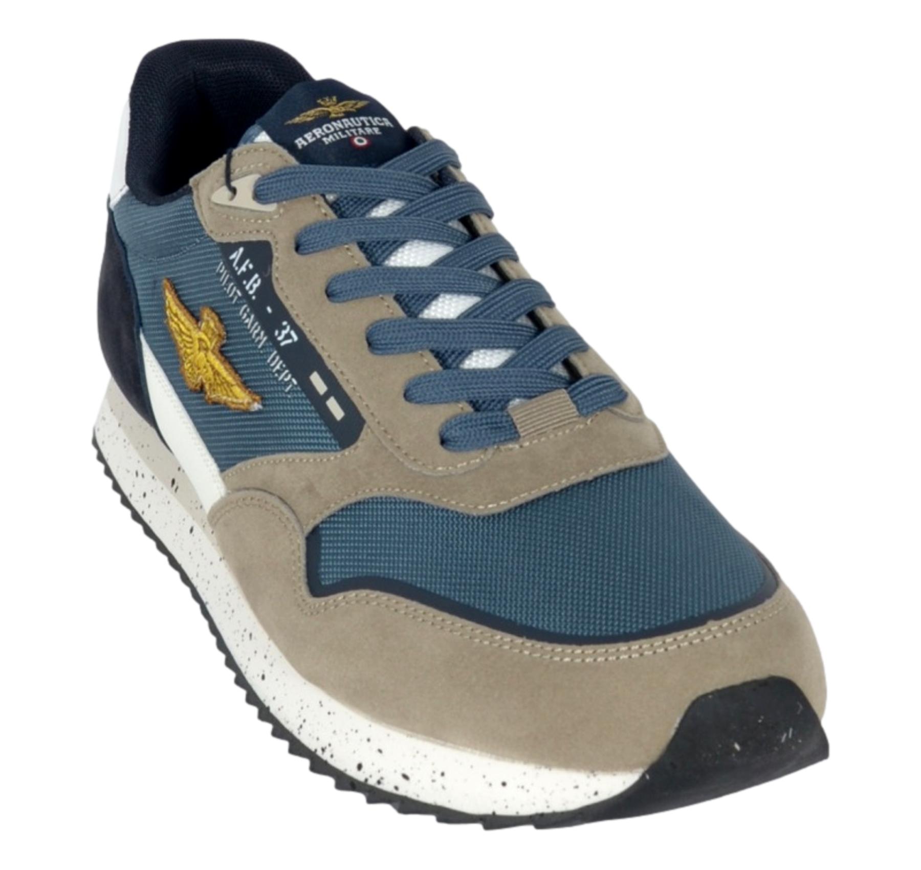 AERONAUTICA MILITARE Sneakers Uomo 261SC0288UCT03545 Colore Celeste 94745