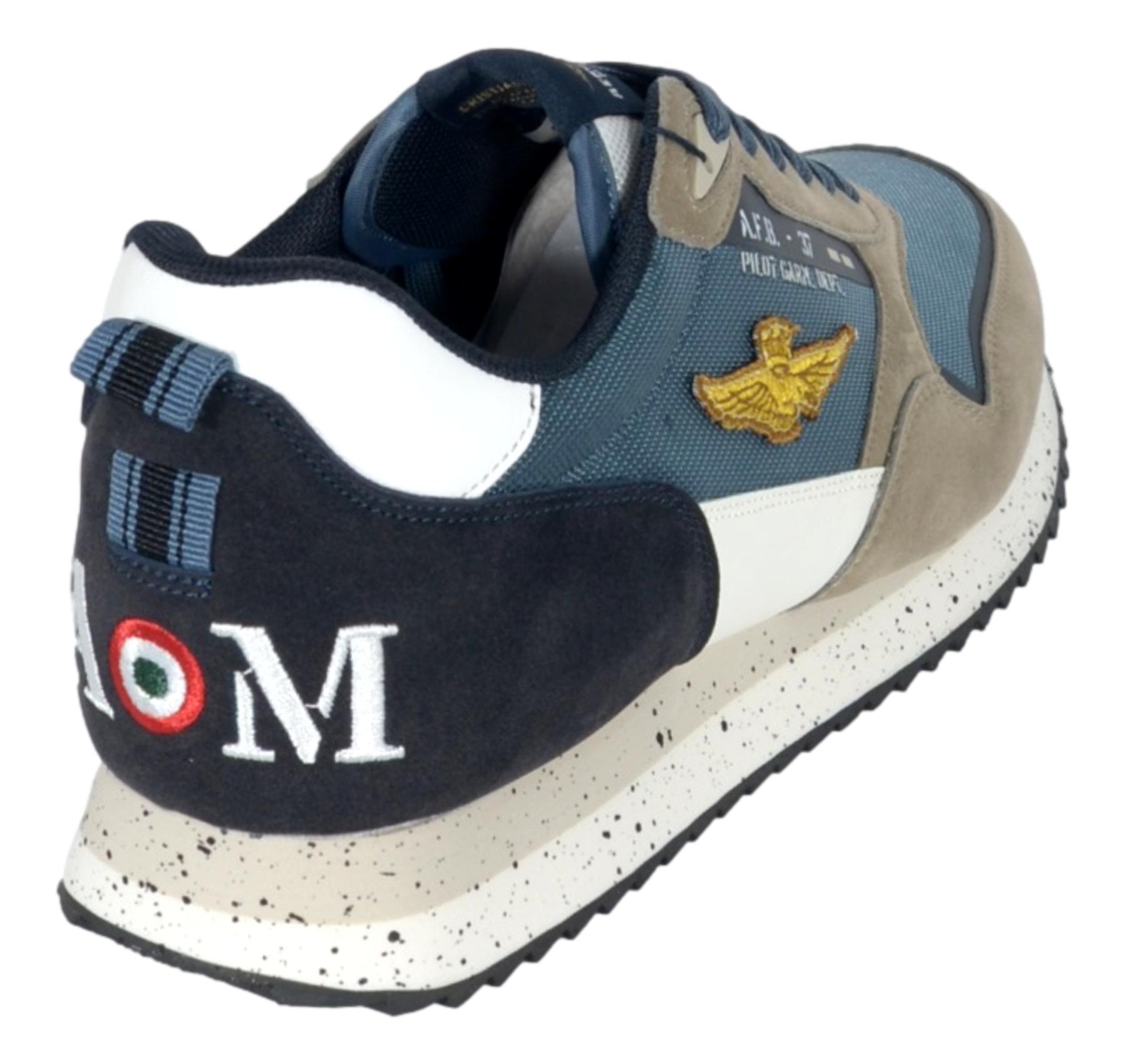 AERONAUTICA MILITARE Sneakers Uomo 261SC0288UCT03545 Colore Celeste 94745