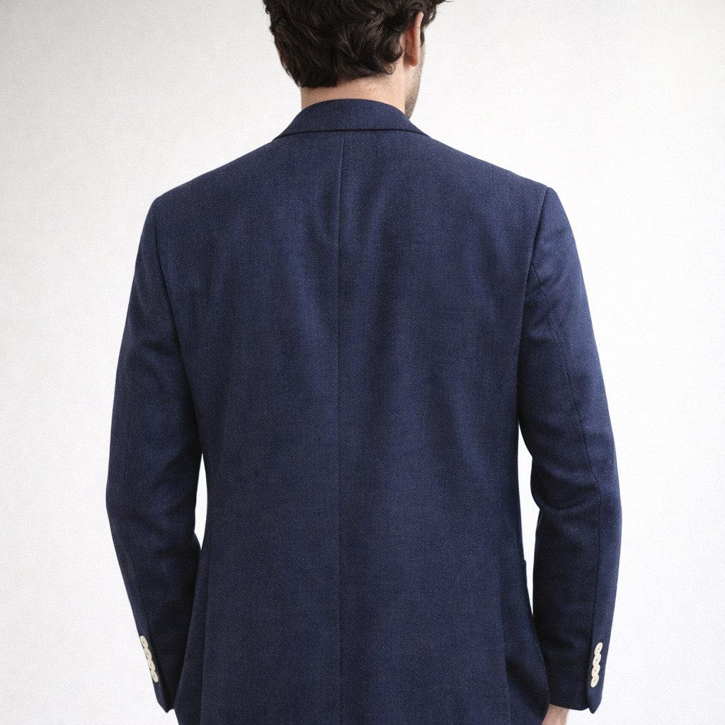 ROY ROBSON Giacca Uomo Blu Tessuto Lavorato 5092 A 401 Slim Fit