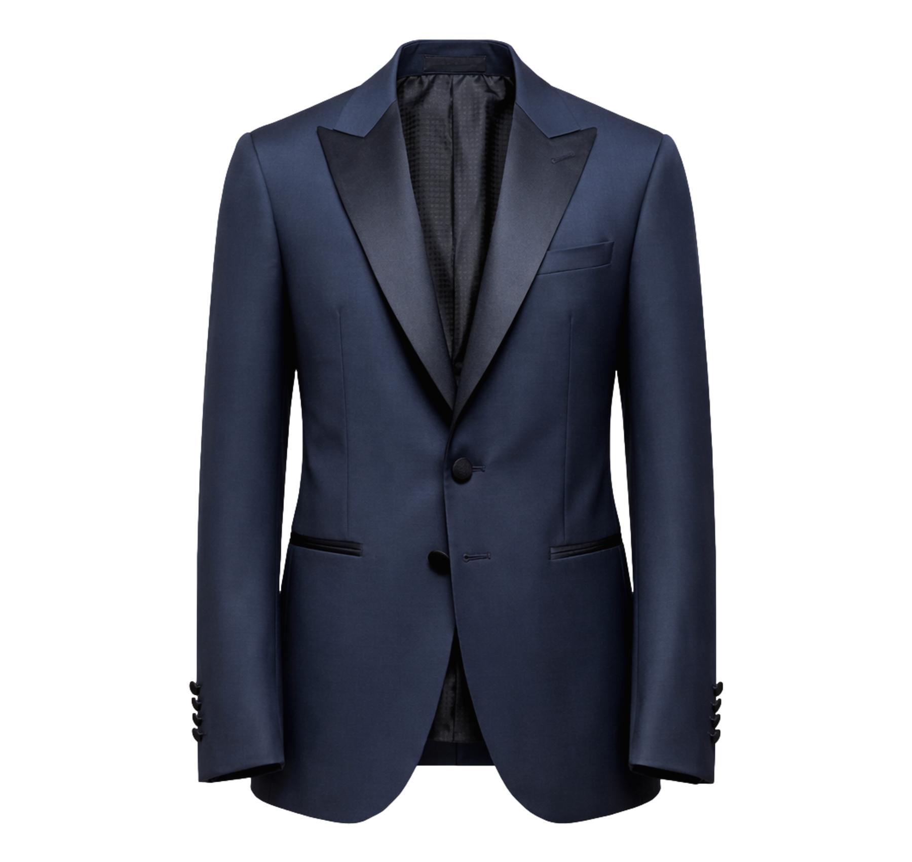 ROY ROBSON Giacca Smoking Uomo Colore Blu Slim Fit Stretch 5038