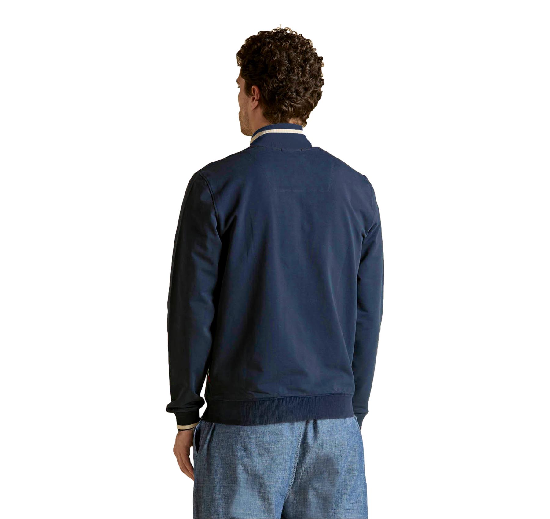 AERONAUTICA MILITARE Felpa Uomo In Cotone Frecce Tricolori 261FE2089UF00674 Colore Blu Navy